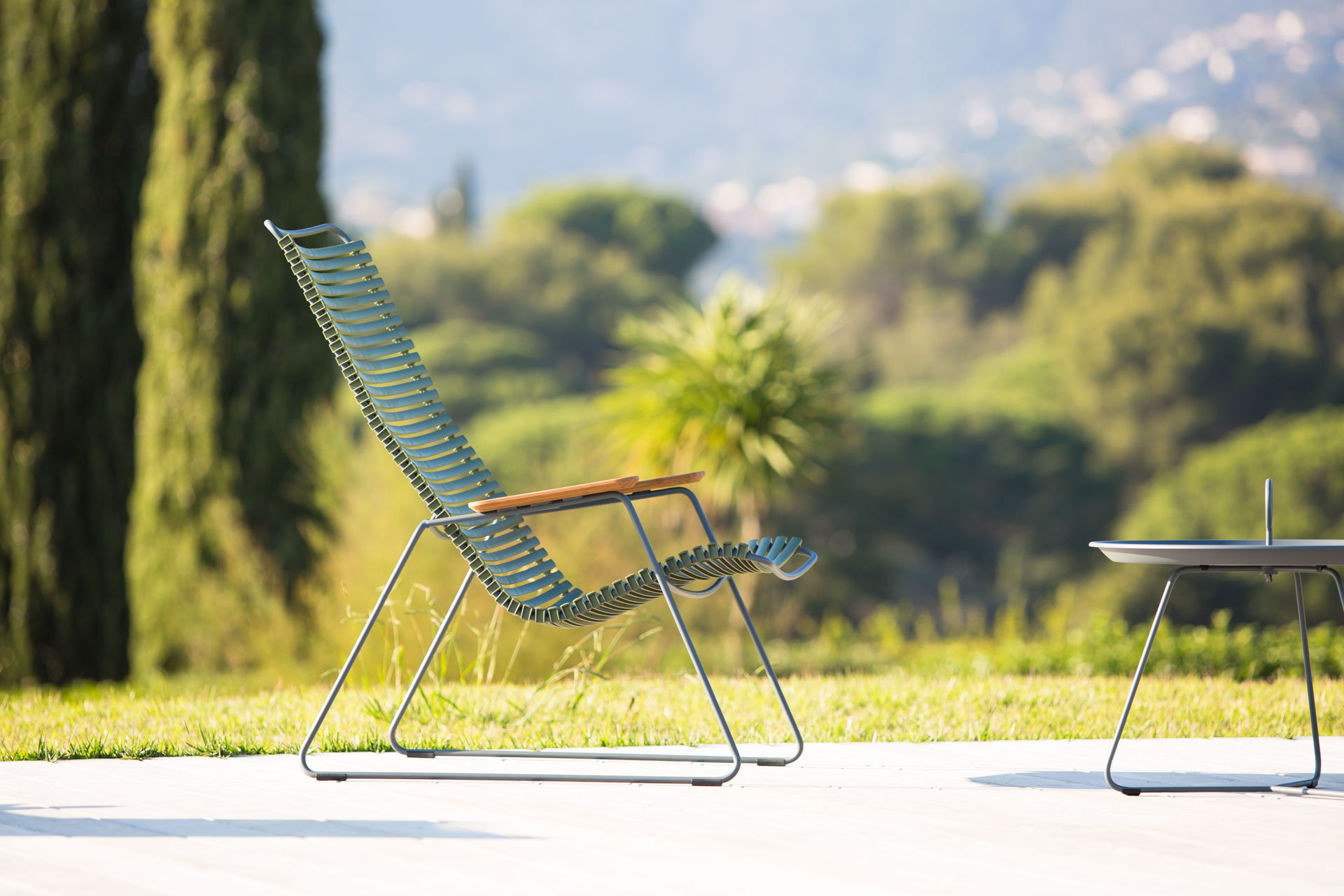 Houe // CLICK Lounge Chair - garden armchair, muted white