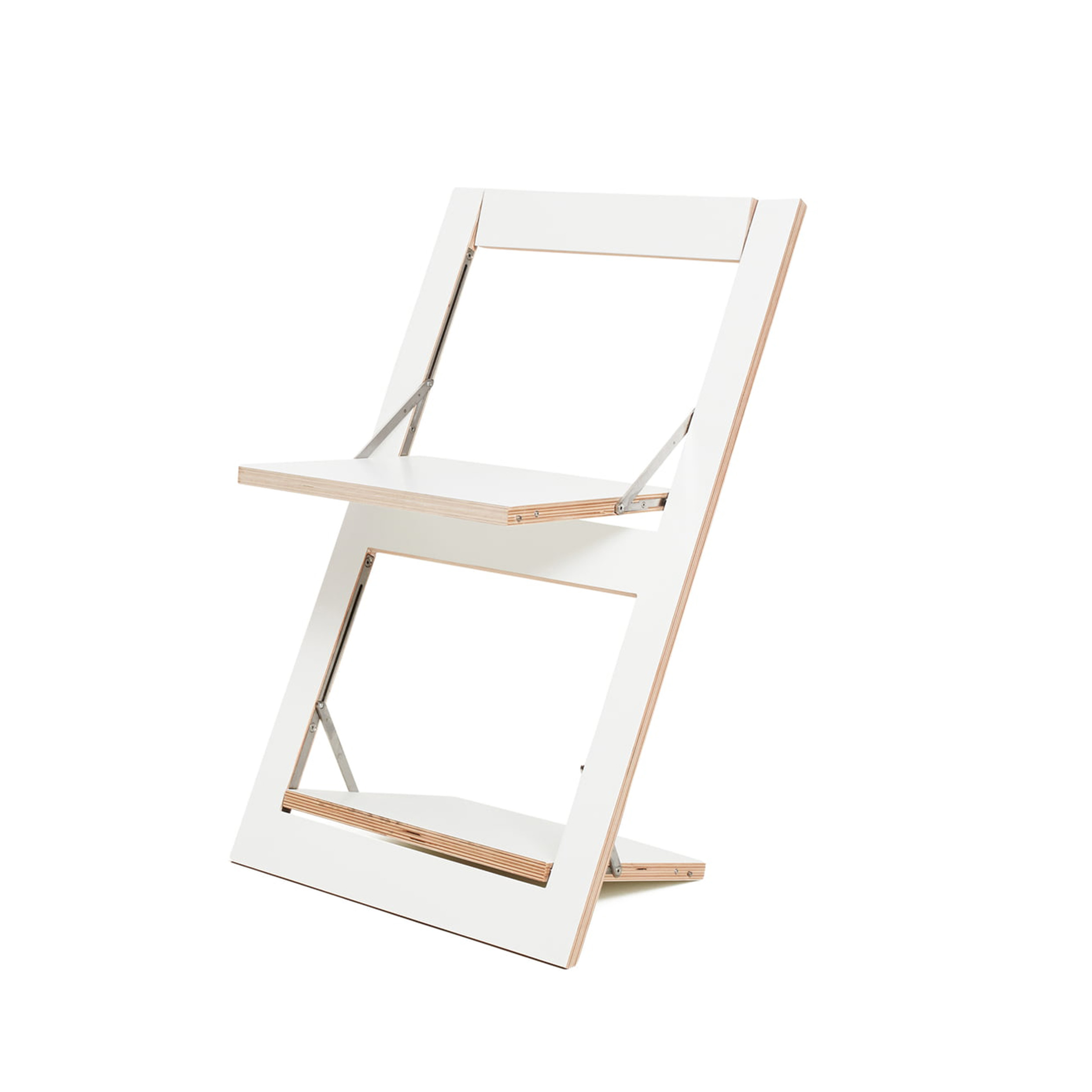 AMBIVALENZ // FLÄPPS - FOLDING CHAIR | WHITE