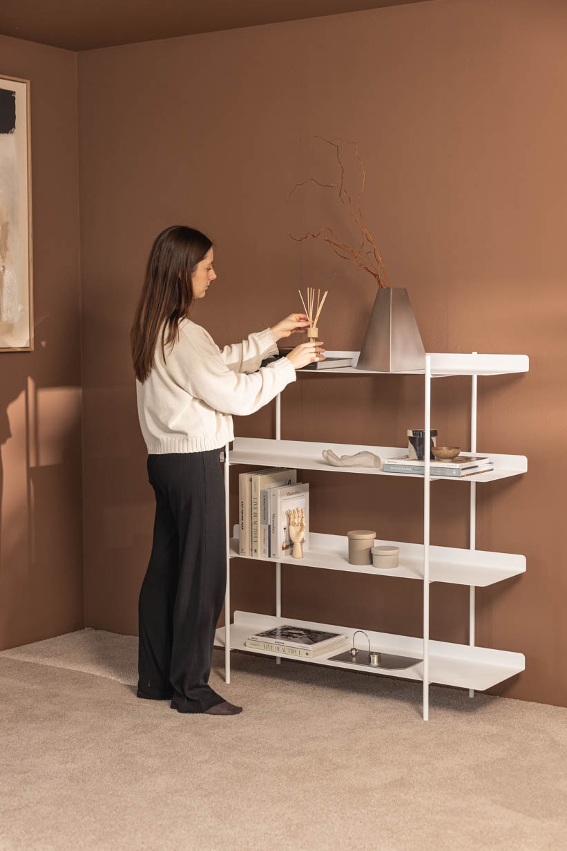 METALLBUDE // THARON - STANDING SHELF | WHITE | 4er-SET