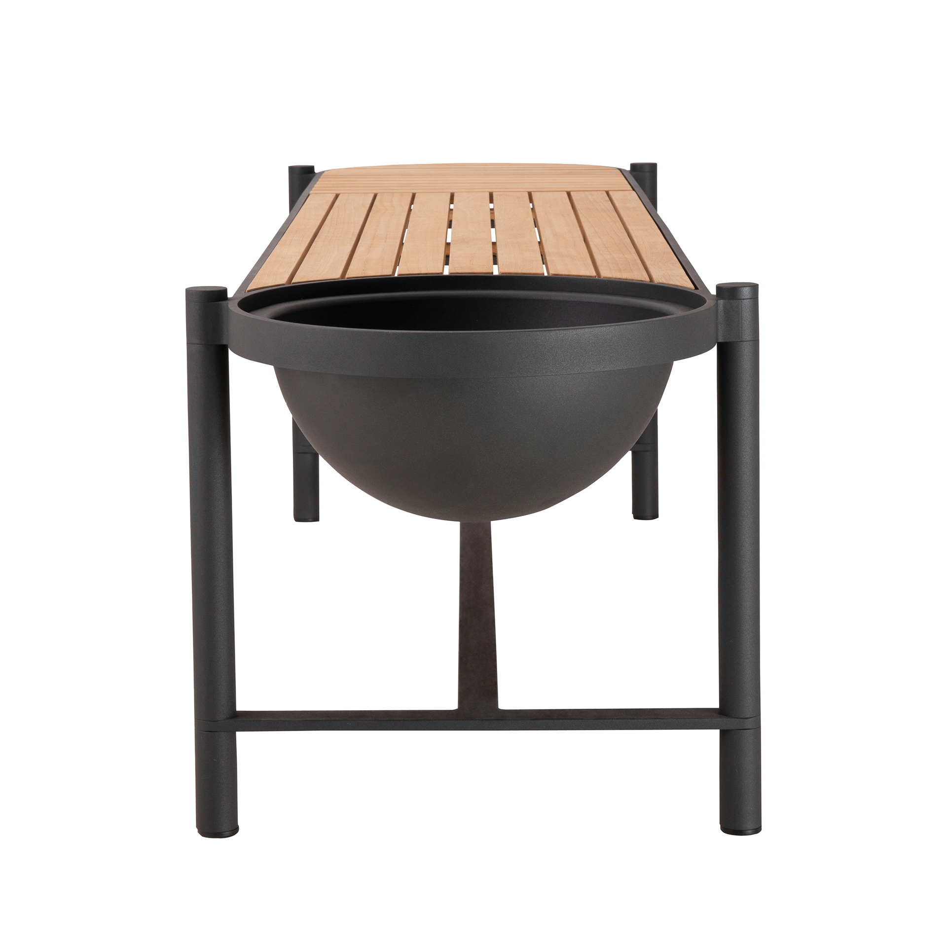 MINDO // MINDO 117 BENCH W BOWL | DARK GRAY