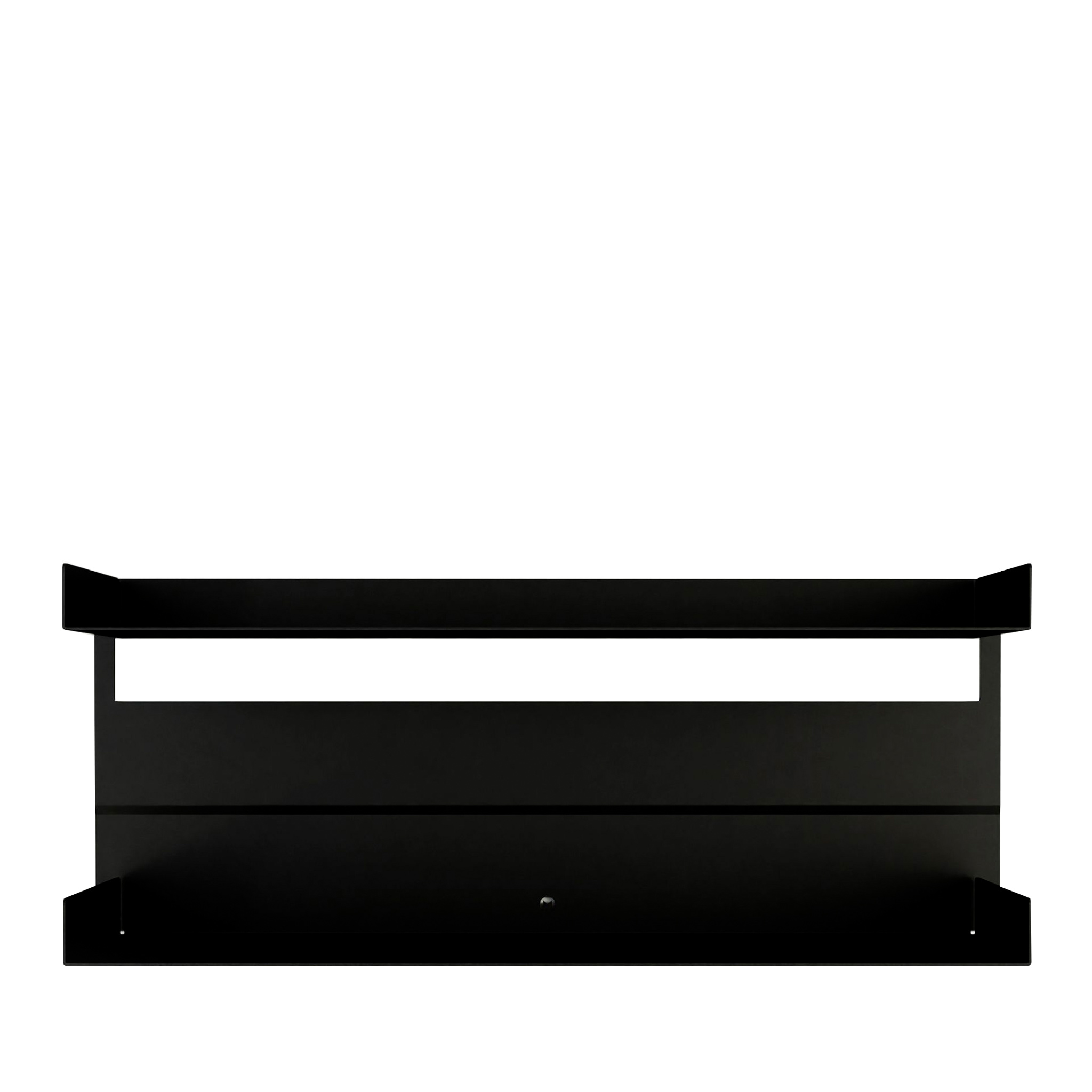 METALLBUDE // ARIS - WALL SHELF | BLACK - 2 SHELVES