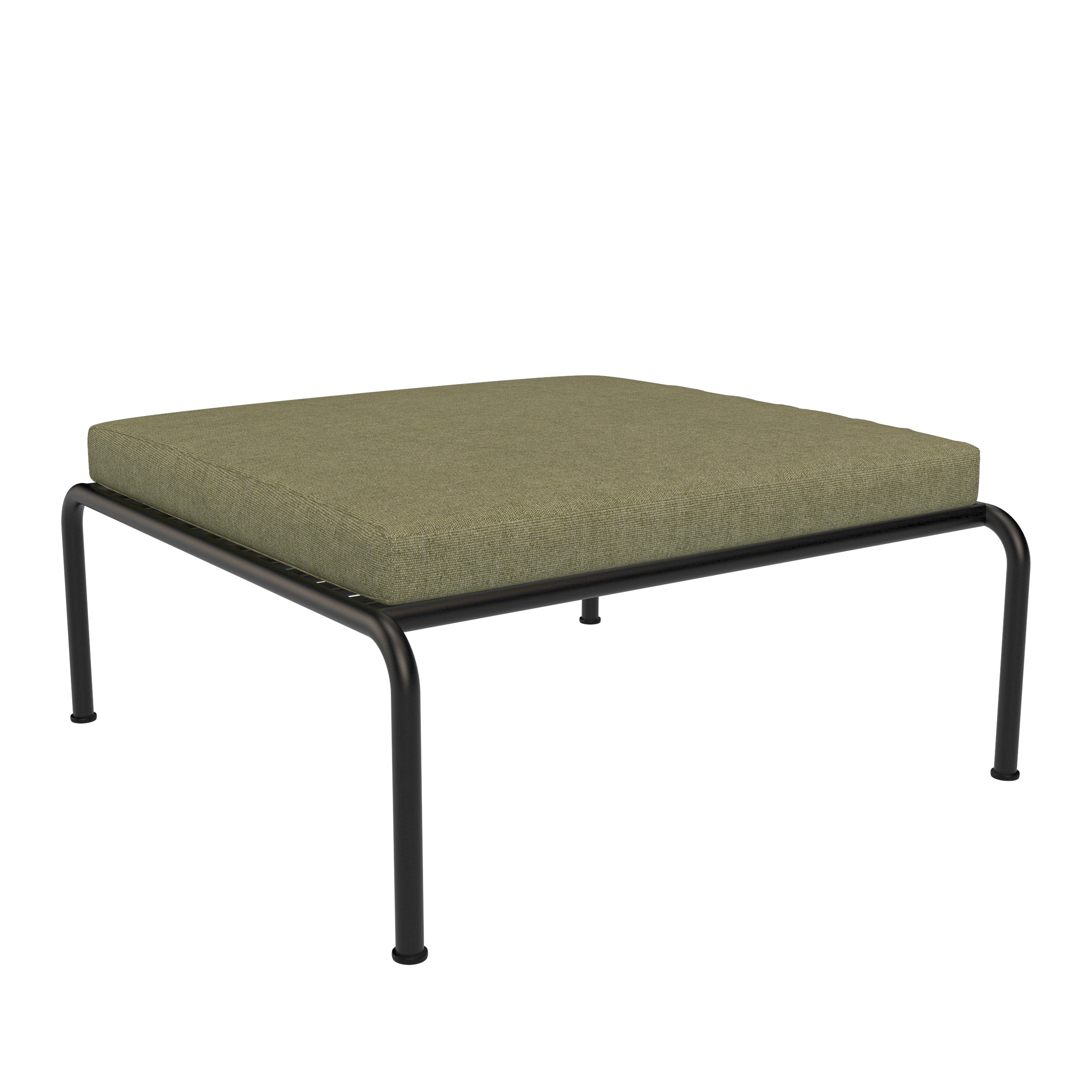 Houe // AVON Ottoman - Lounge stool, Leaf / Dark gray