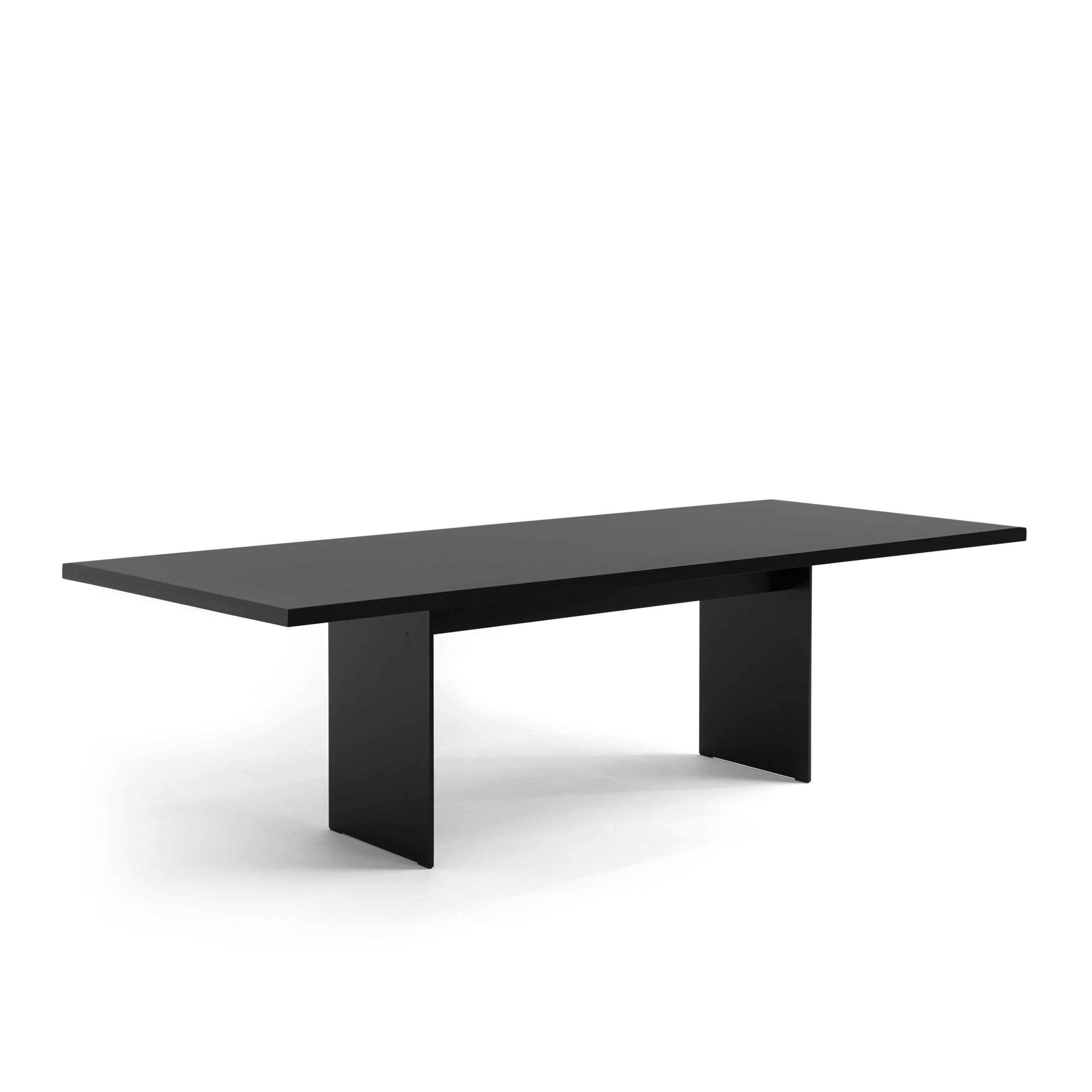 FORM EXCLUSIVE // KUNO - TABLE | FENIX | BLACK - SLEEK BLACK - BLACK - 260CM X 100CM X 4CM