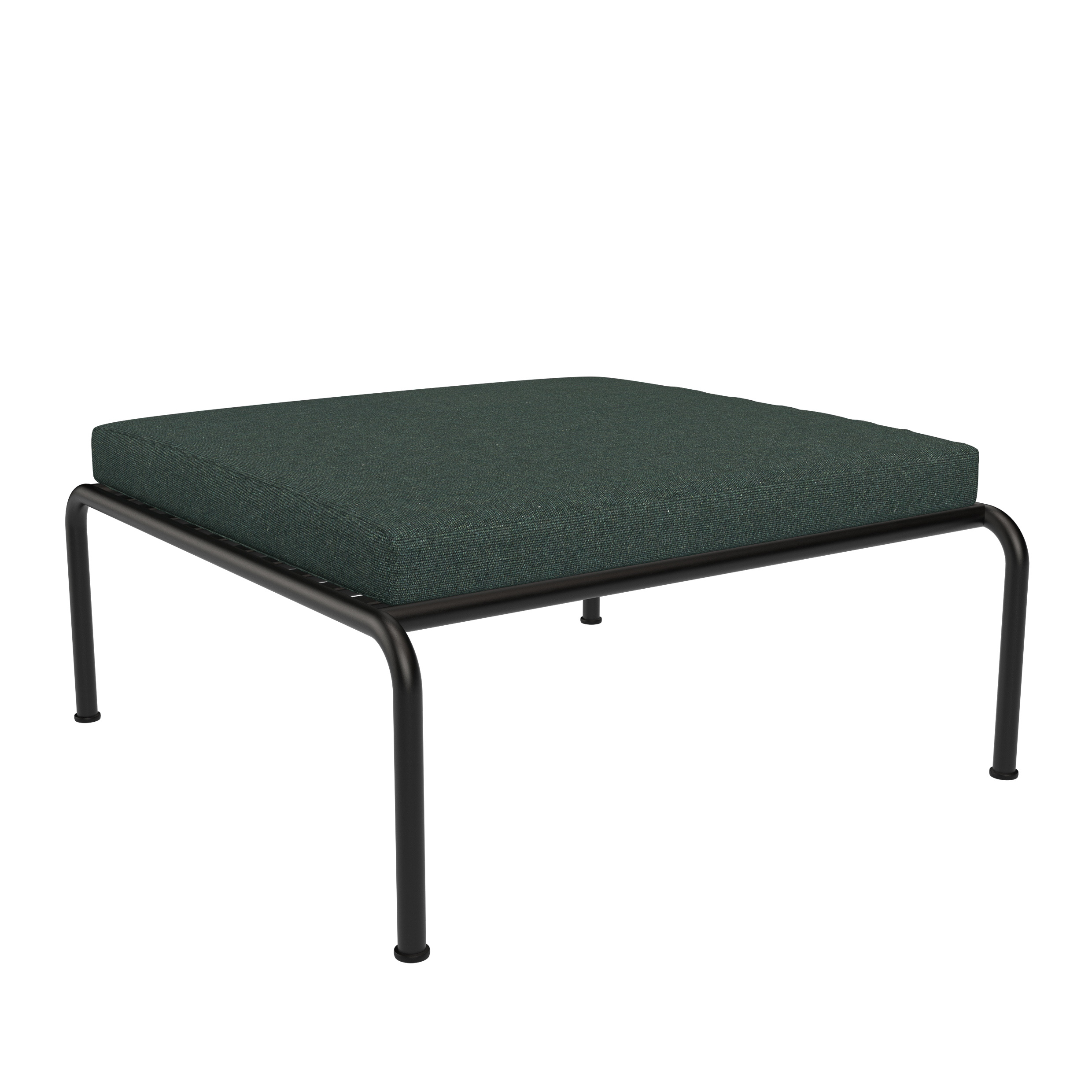 Houe // AVON Ottoman - Lounge stool, Alpine / Dark grey