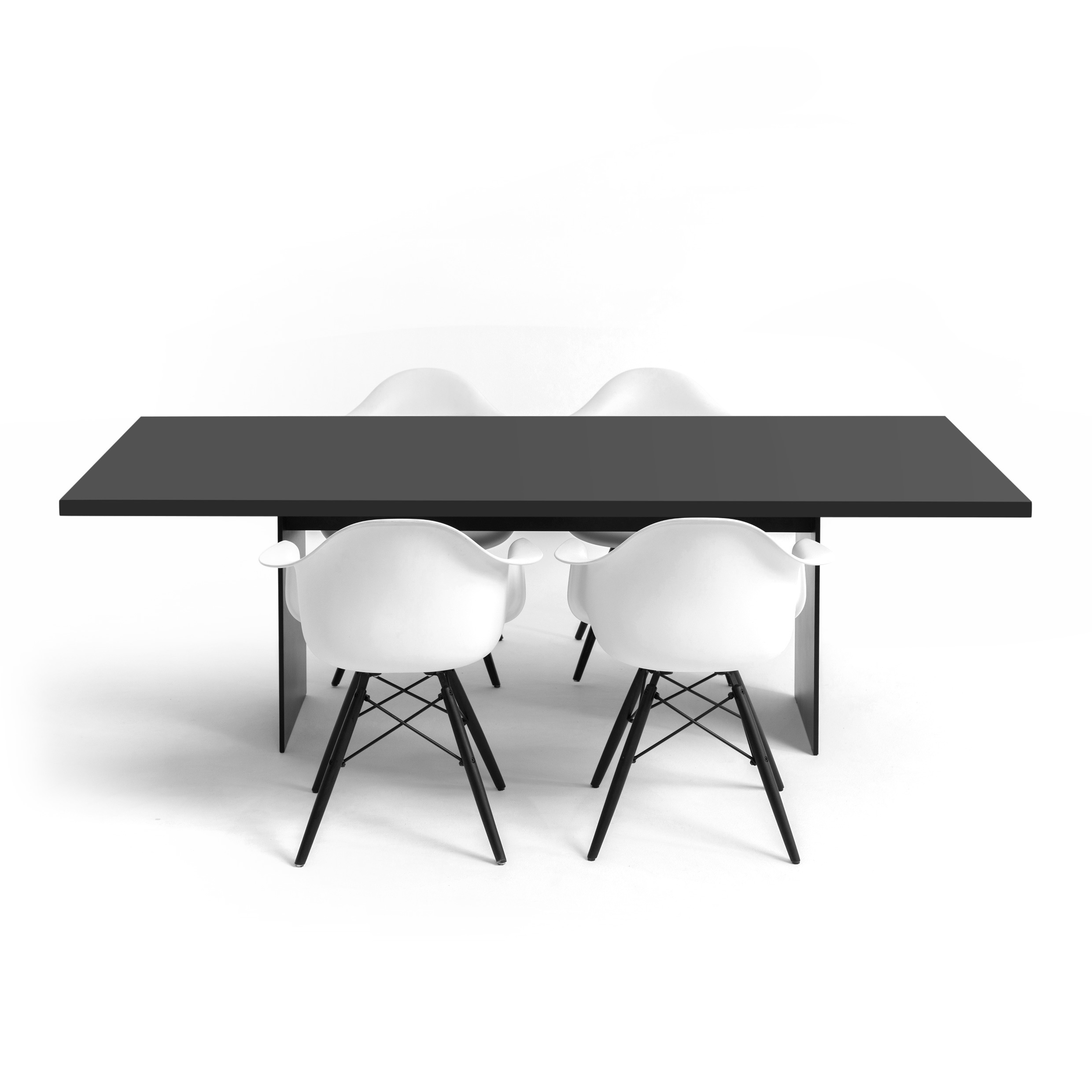 FORM EXCLUSIV // KUNO - TISCH | FENIX | SCHWARZ  - SLEEK BLACK - SCHWARZ - 240CM X 100CM X 4CM