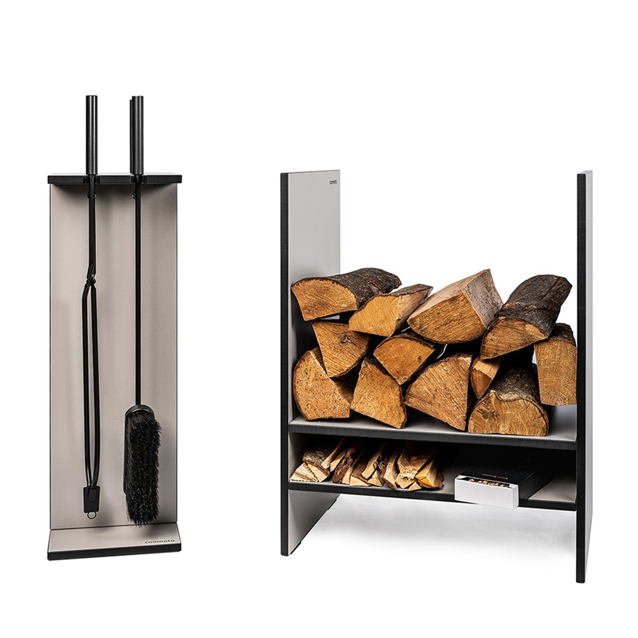 CONMOTO // EVO - FIREWOOD SHELF | ANTHRACITE