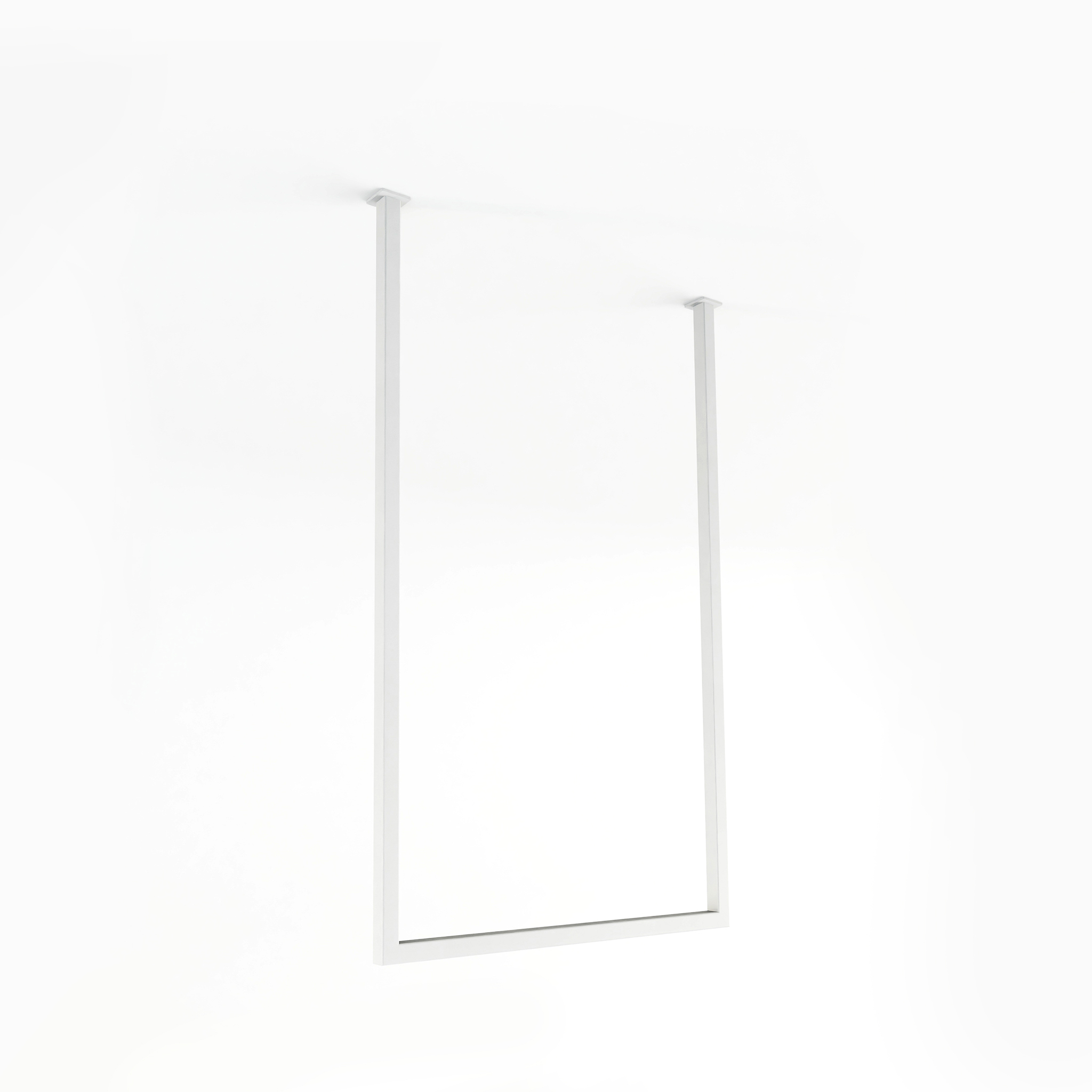 METALLBUDE // TENSI - TOWEL HOLDER | WHITE - SQUARE - H:80 CM