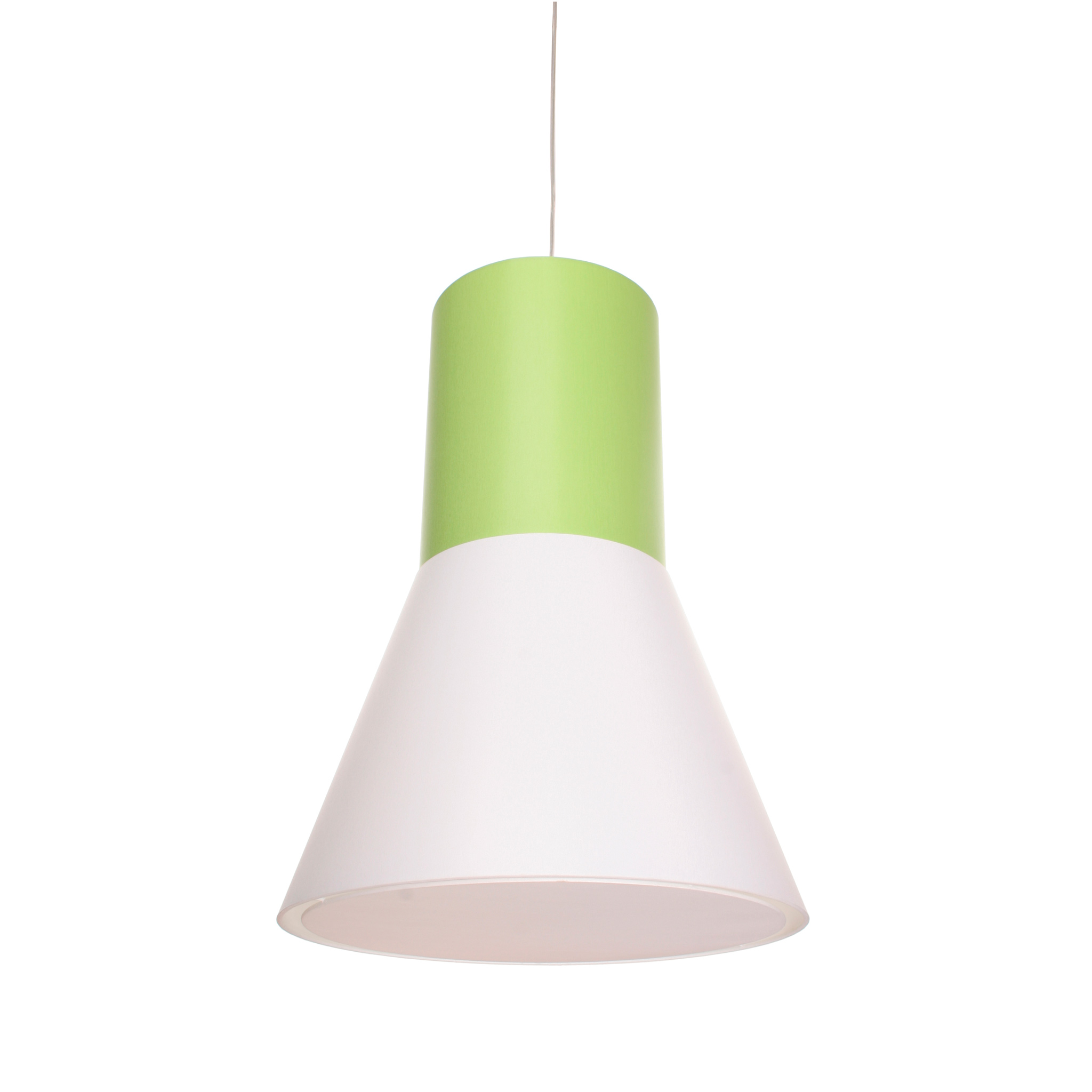 frauMaier // BigAndy white - Pendant lamp, green