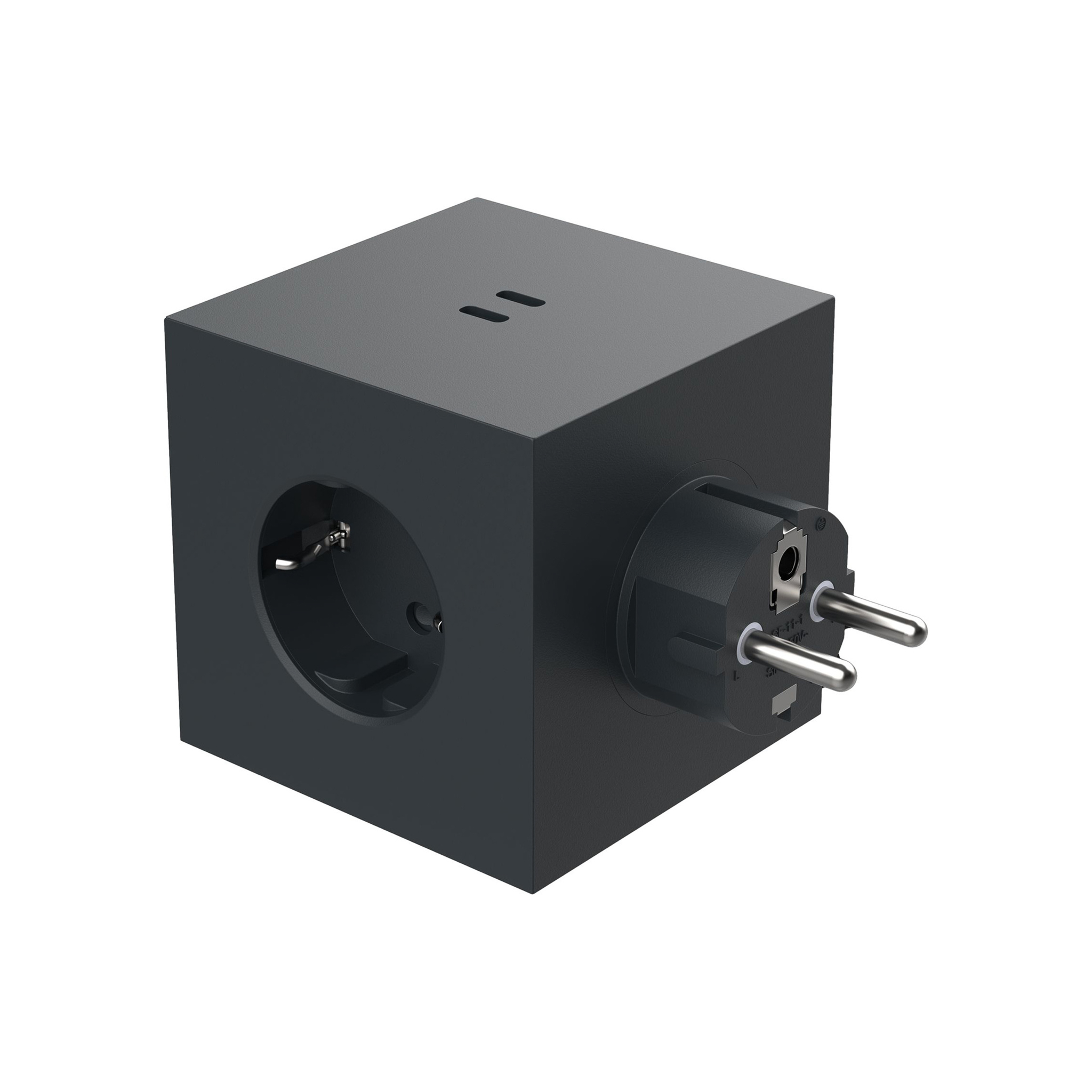 AVOLT // SQUARE 2 - STECKDOSENADAPTER USB-C WALLMOUNT | BLACK