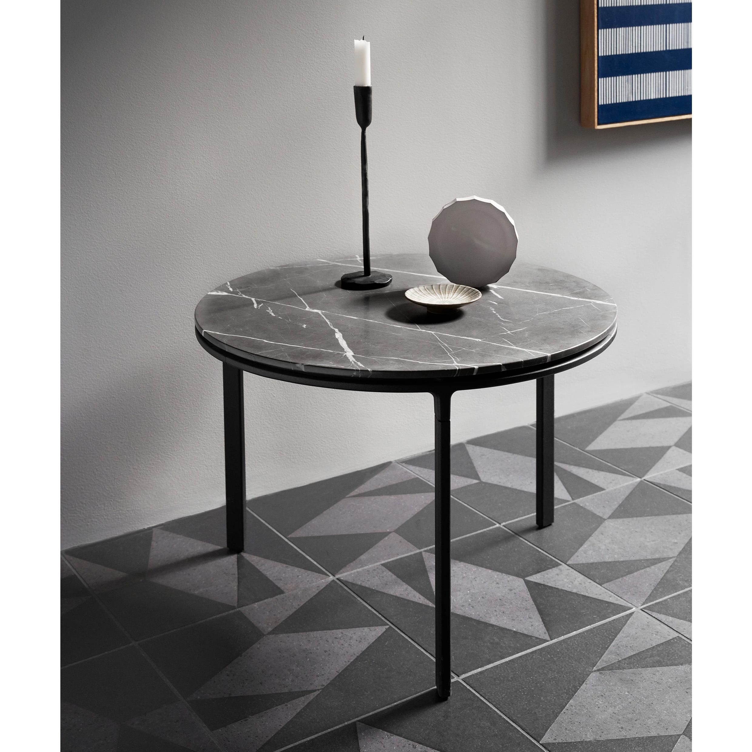 VIPP 423 // COFFEE TABLE - BEISTELLTISCH, Ø60, PIETRA GREY