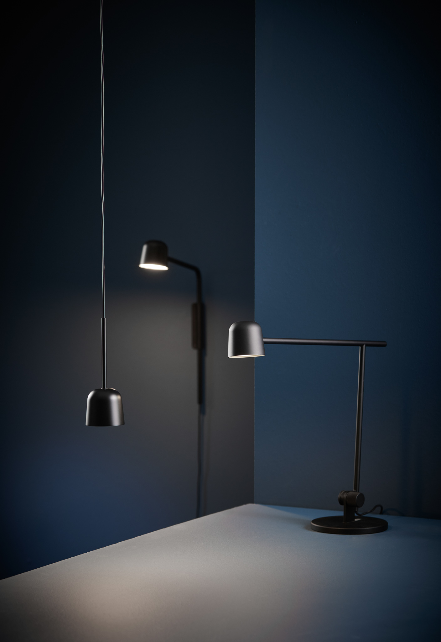 FRANDSEN // SATELLITE PENDANT Ø7 EU - PENDELLEUCHTE | MATT BLACK