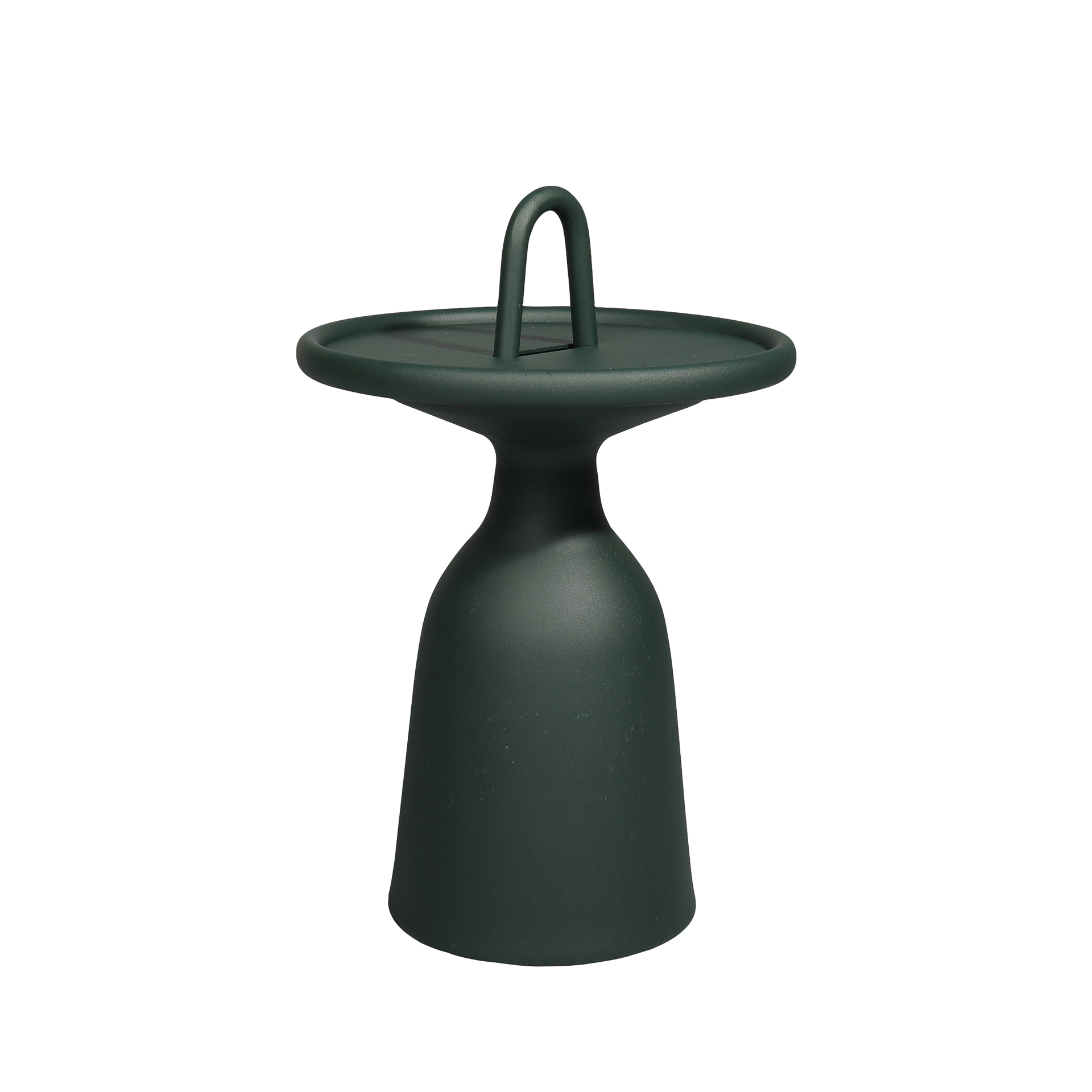 MINDO // MINDO 104 SIDE TABLE W/HANDLE Ø40 | DARK GREEN