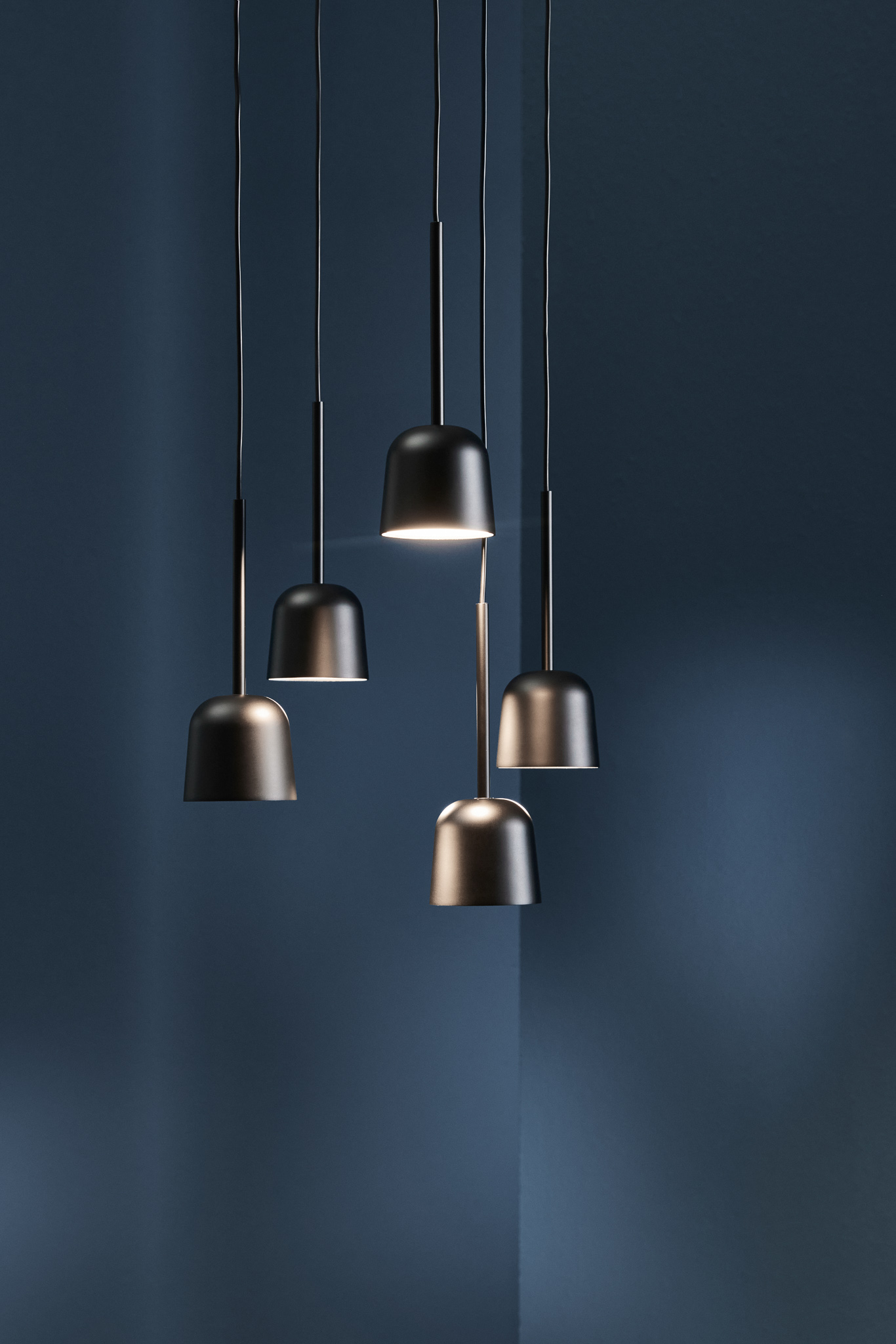 FRANDSEN // SATELLITE PENDANT Ø7 EU - PENDELLEUCHTE | MATT BLACK