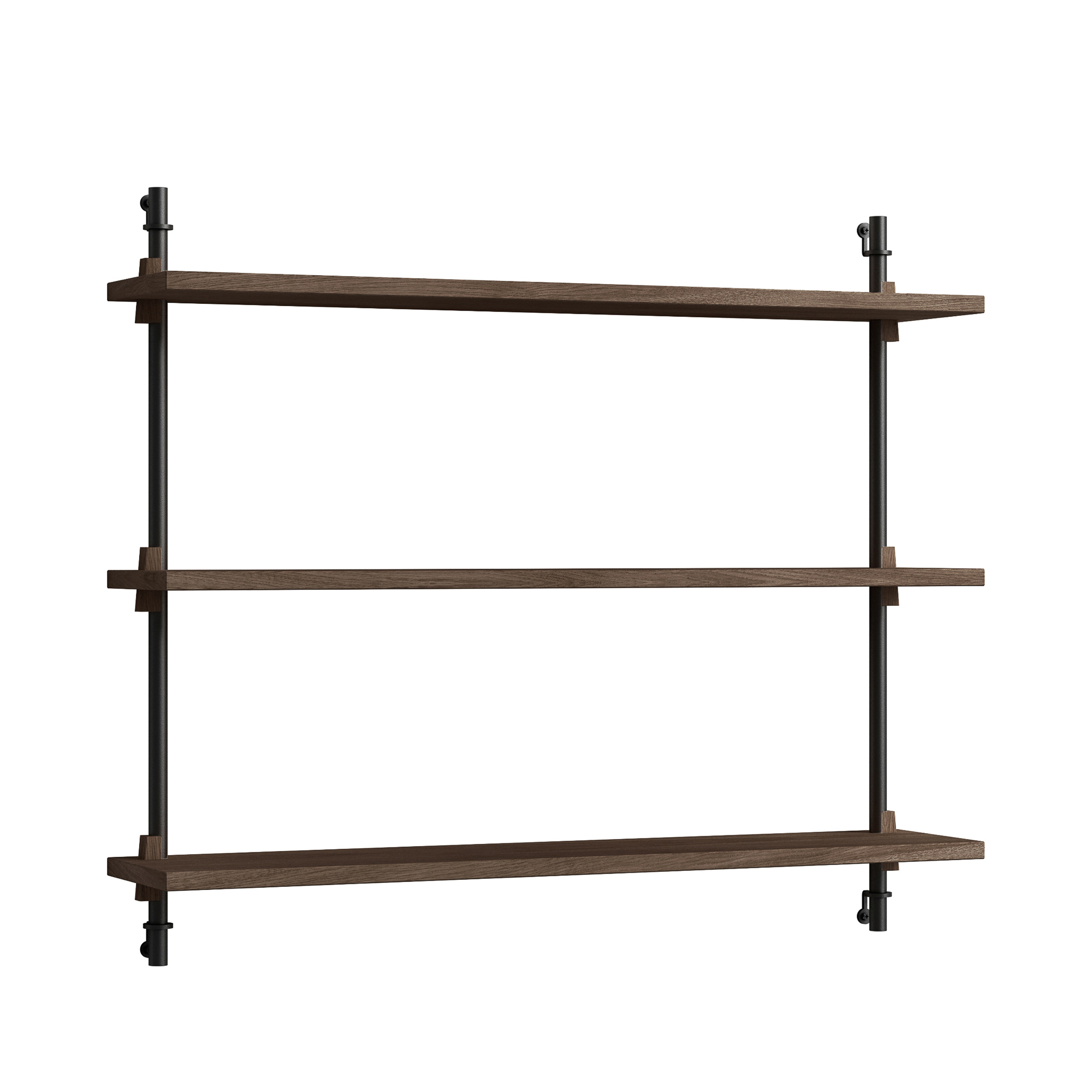 MOEBE // WANDREGAL - WS.65.1 | 65CM x 92CM |  BLACK SHELVES |  BLACK LEGS