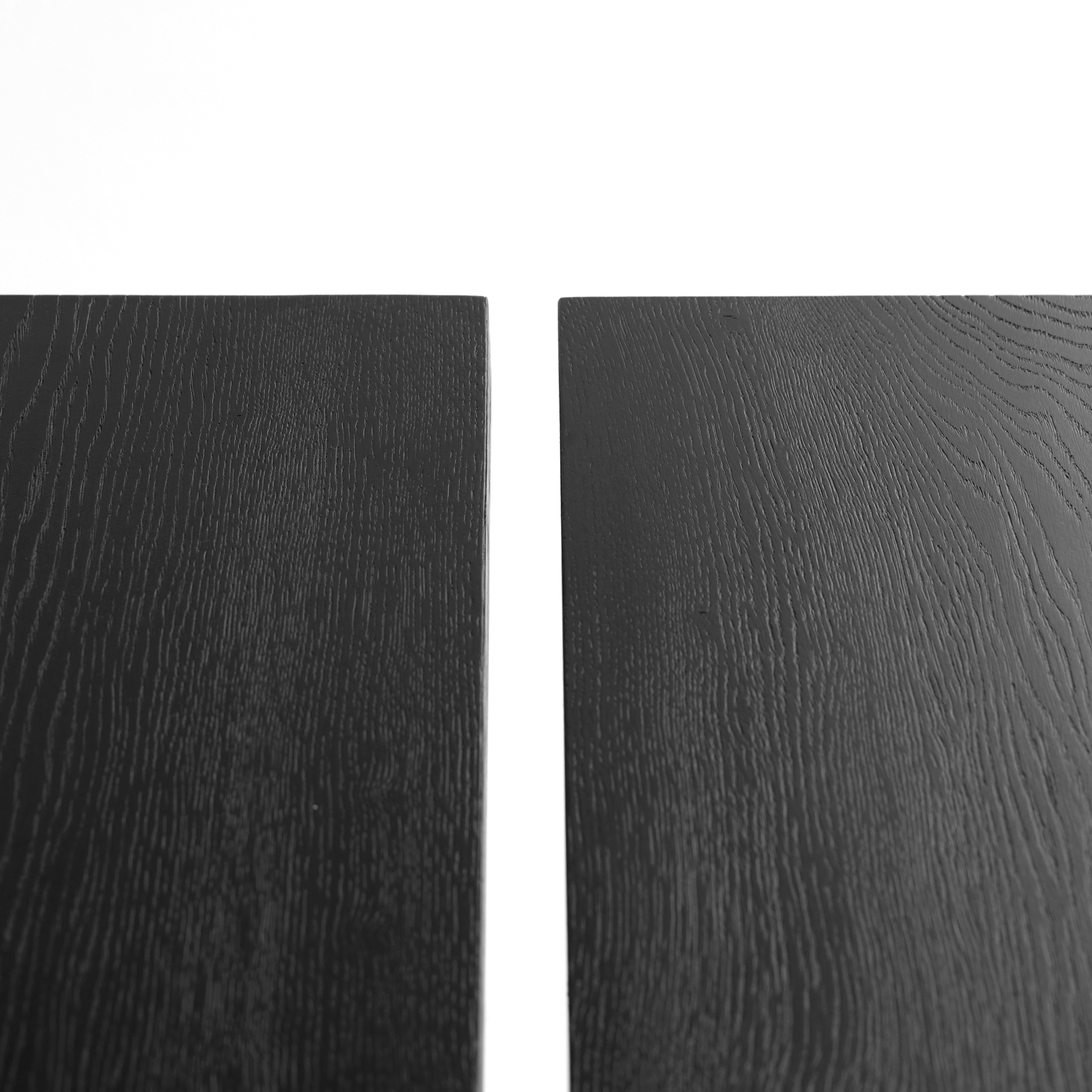 FORM EXCLUSIVE // JOON - IN-/OUTDOOR TABLE | BLACK CHARLED - RAW MONKEY - 220CM X 45CM X 5CM