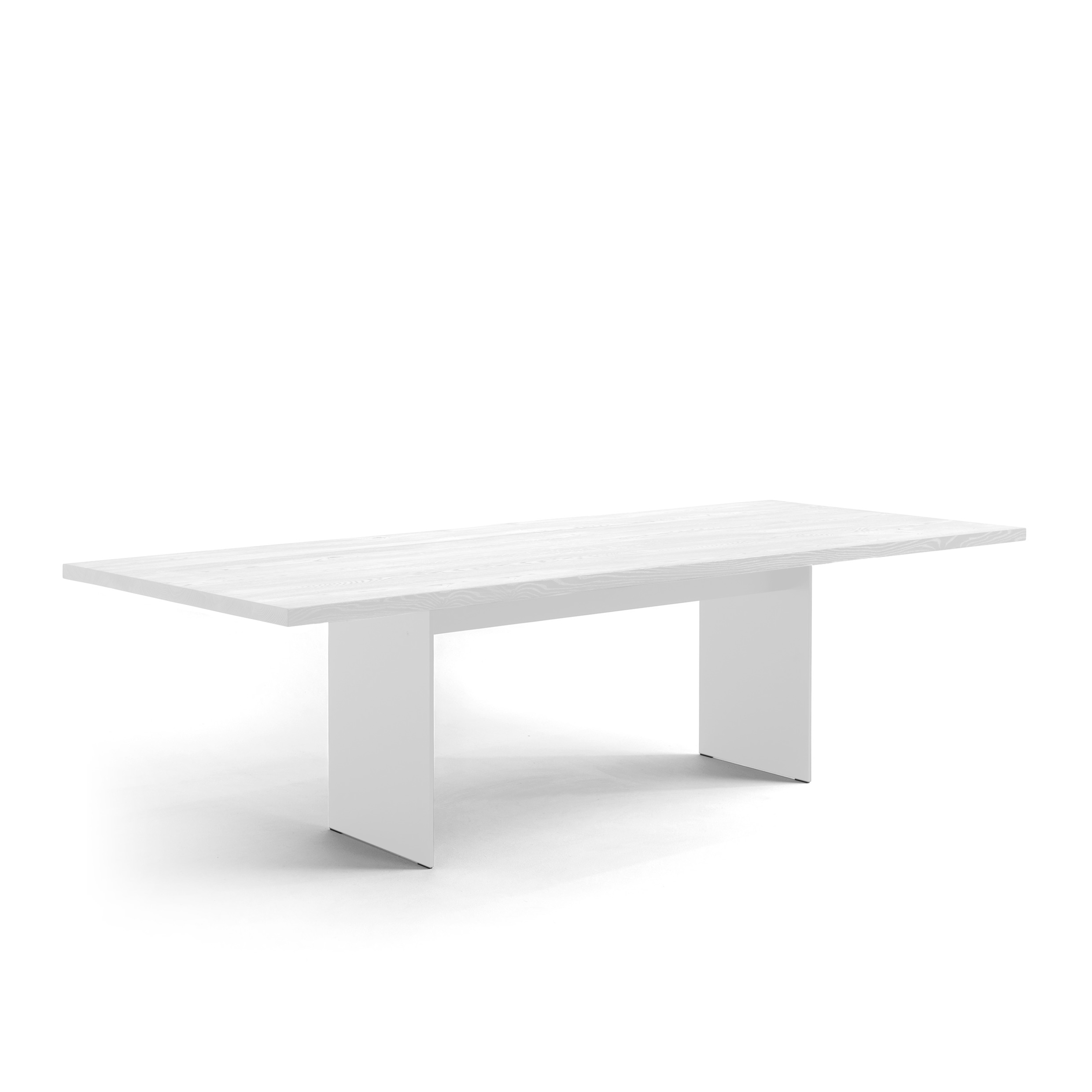 FORM EXCLUSIVE // FYNN - DINING TABLE | GERMAN OAK | WHITE OILED - SLEEK WHITE - 260CM X 100CM X 4CM