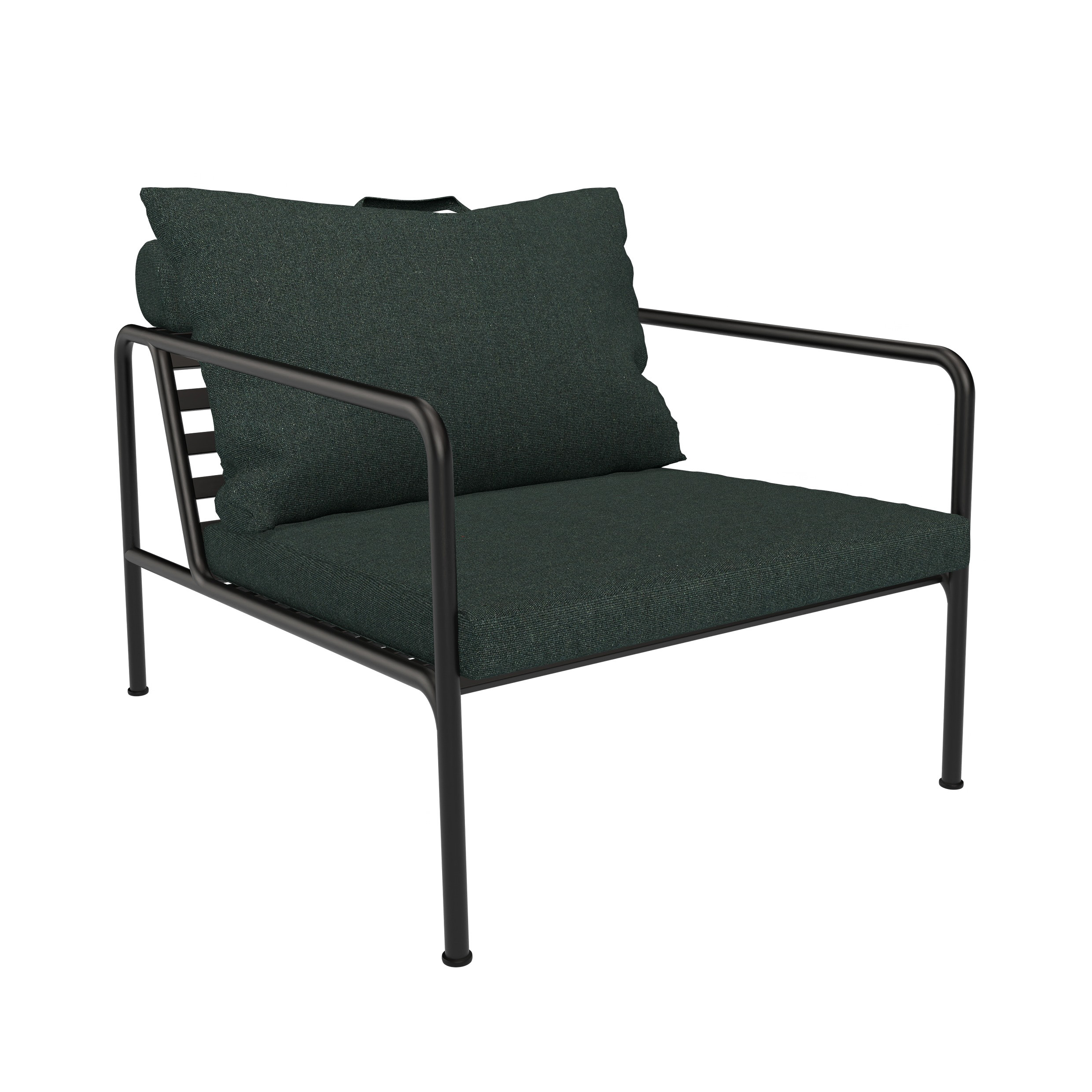 Houe // AVON Chair - Lounge armchair, Black frame, Alpine cushion