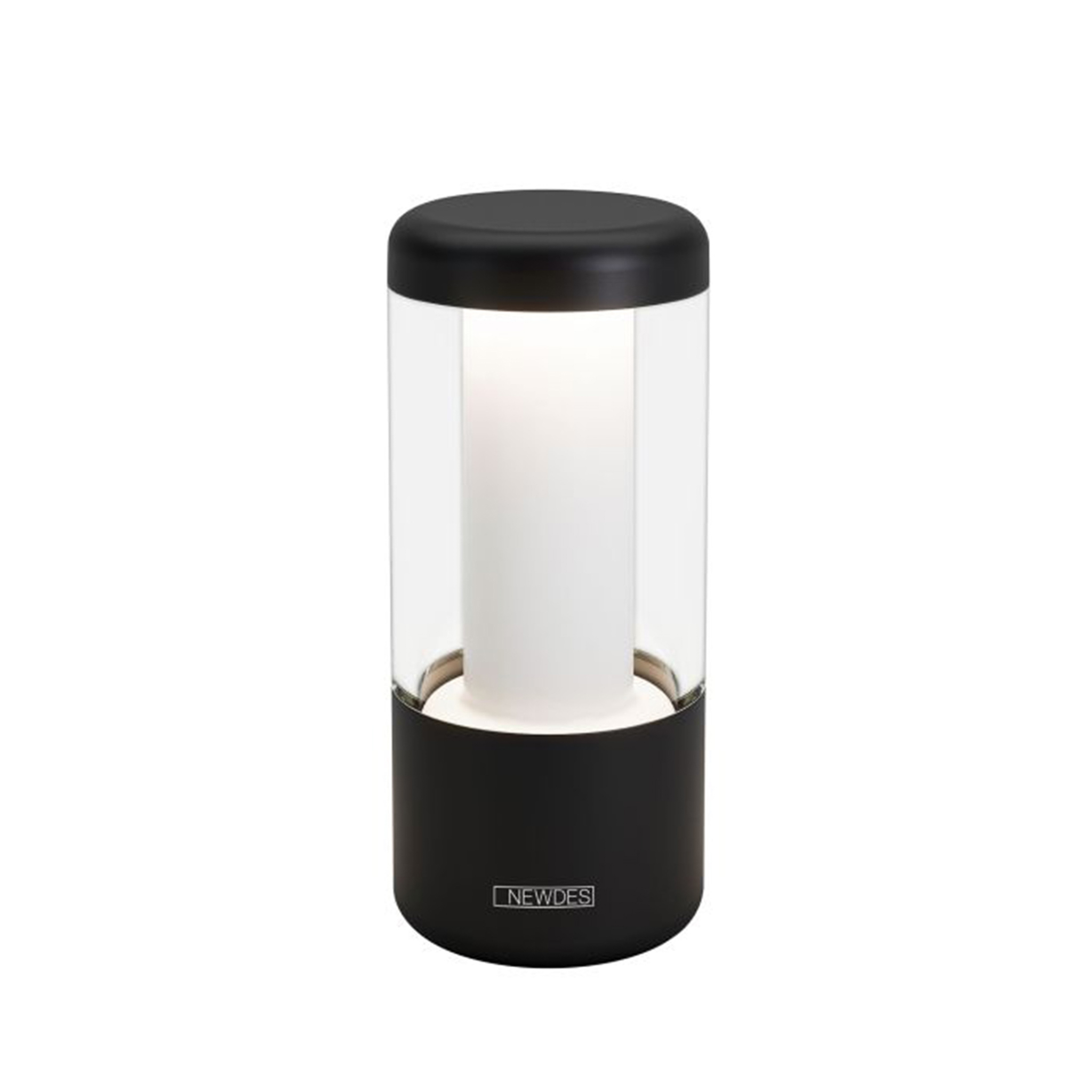 NEWDES // NIP - BATTERY TABLE LAMPS | BLACK | SET OF 4