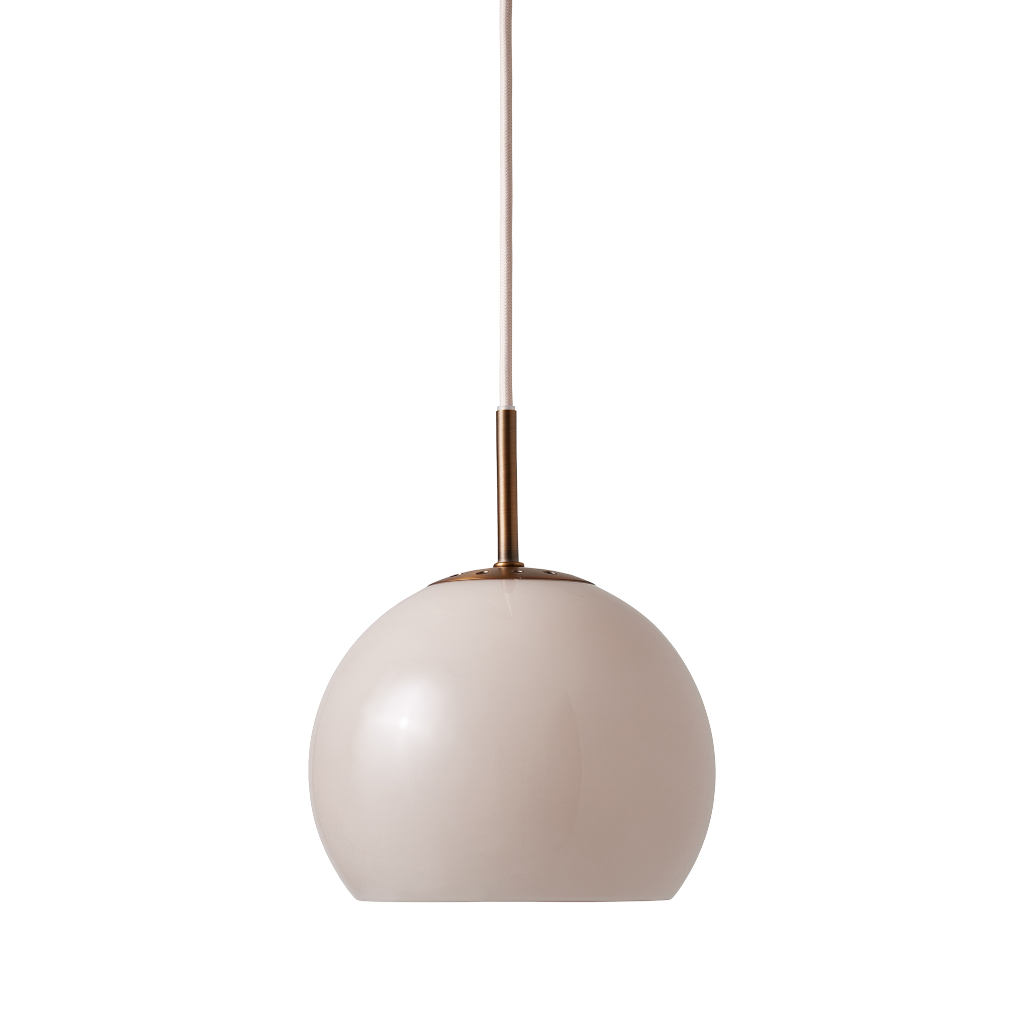 FRANDSEN // BALL GLASS PENDANT Ø18 EU - SAND GREY