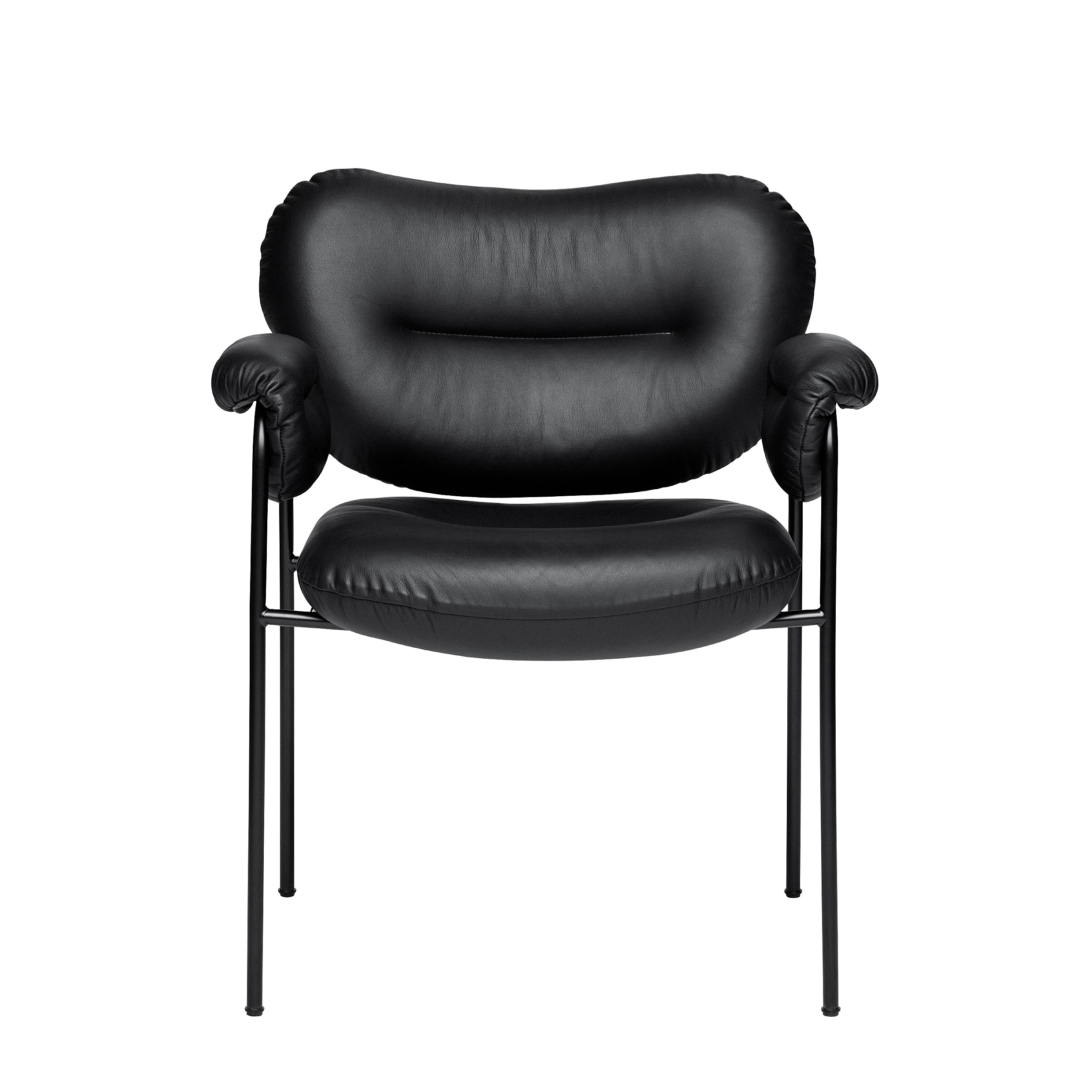 FOGIA // SPISOLINI DINING CHAIR - DINING CHAIR | BLACK