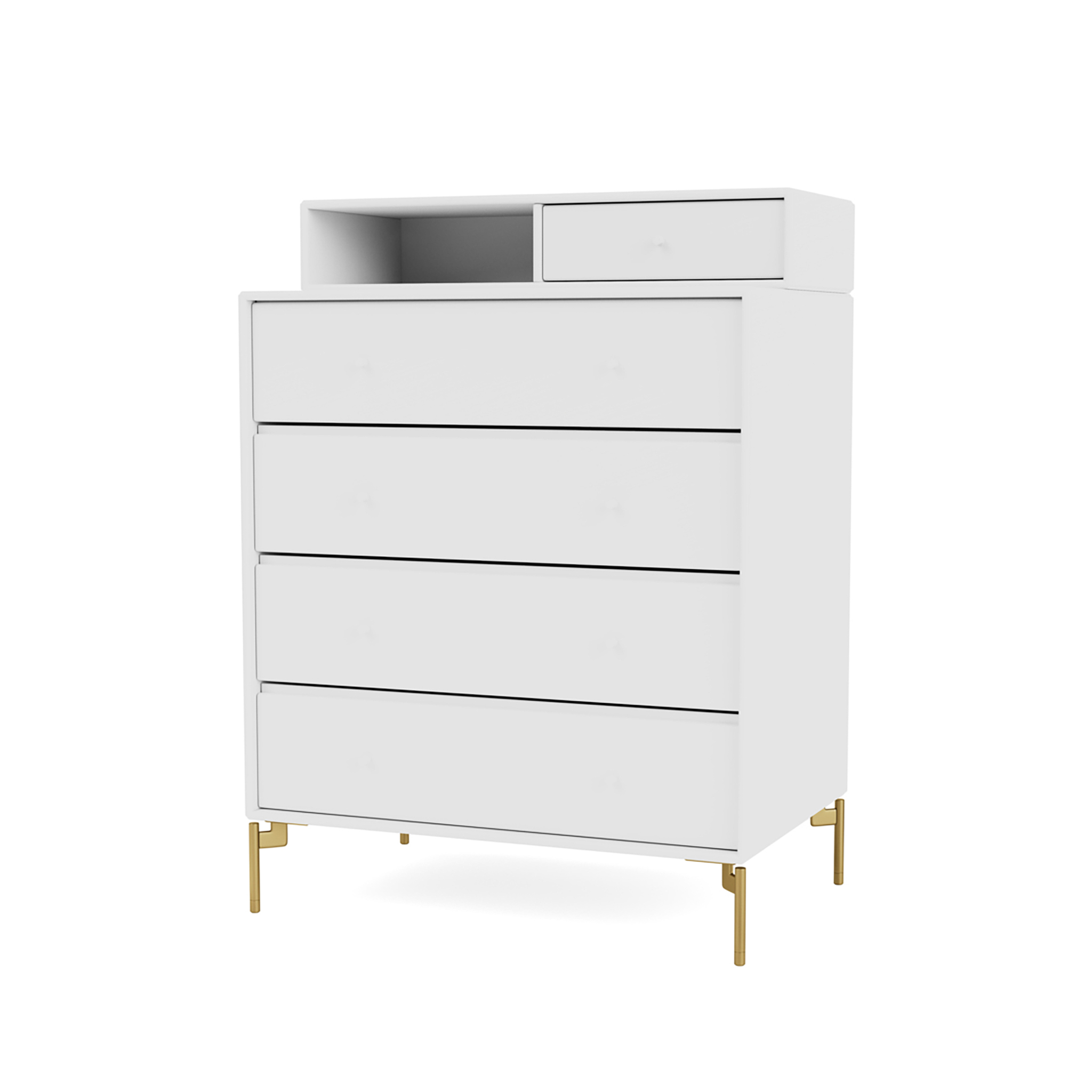 MONTANA // KEEP - JEWELRY AND CLOTHING CHEST | 101 NEW WHITE | LEG COLOR BRASS