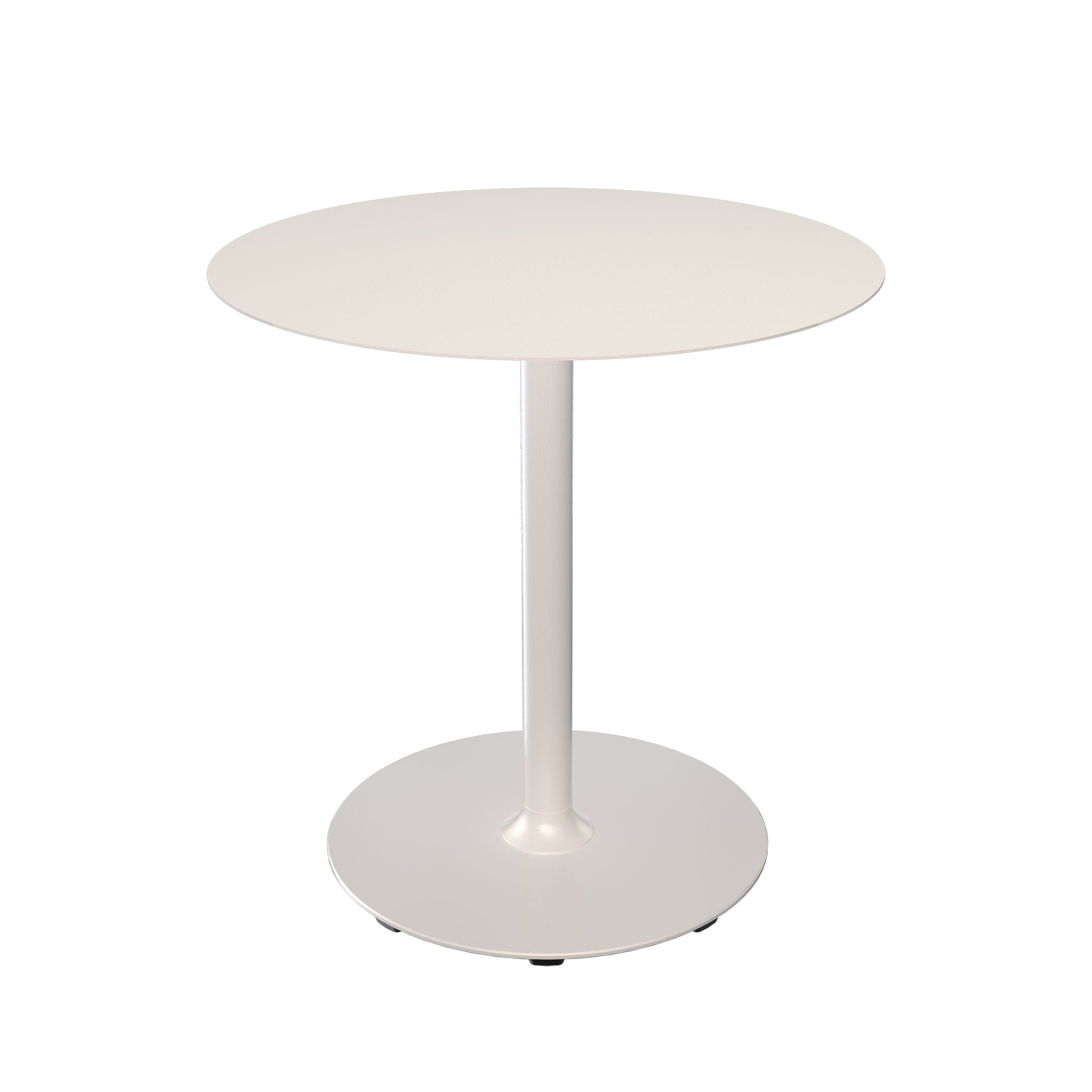 Houe // PICO Café Table - Bistro table, round base, Ø74cm, Muted white