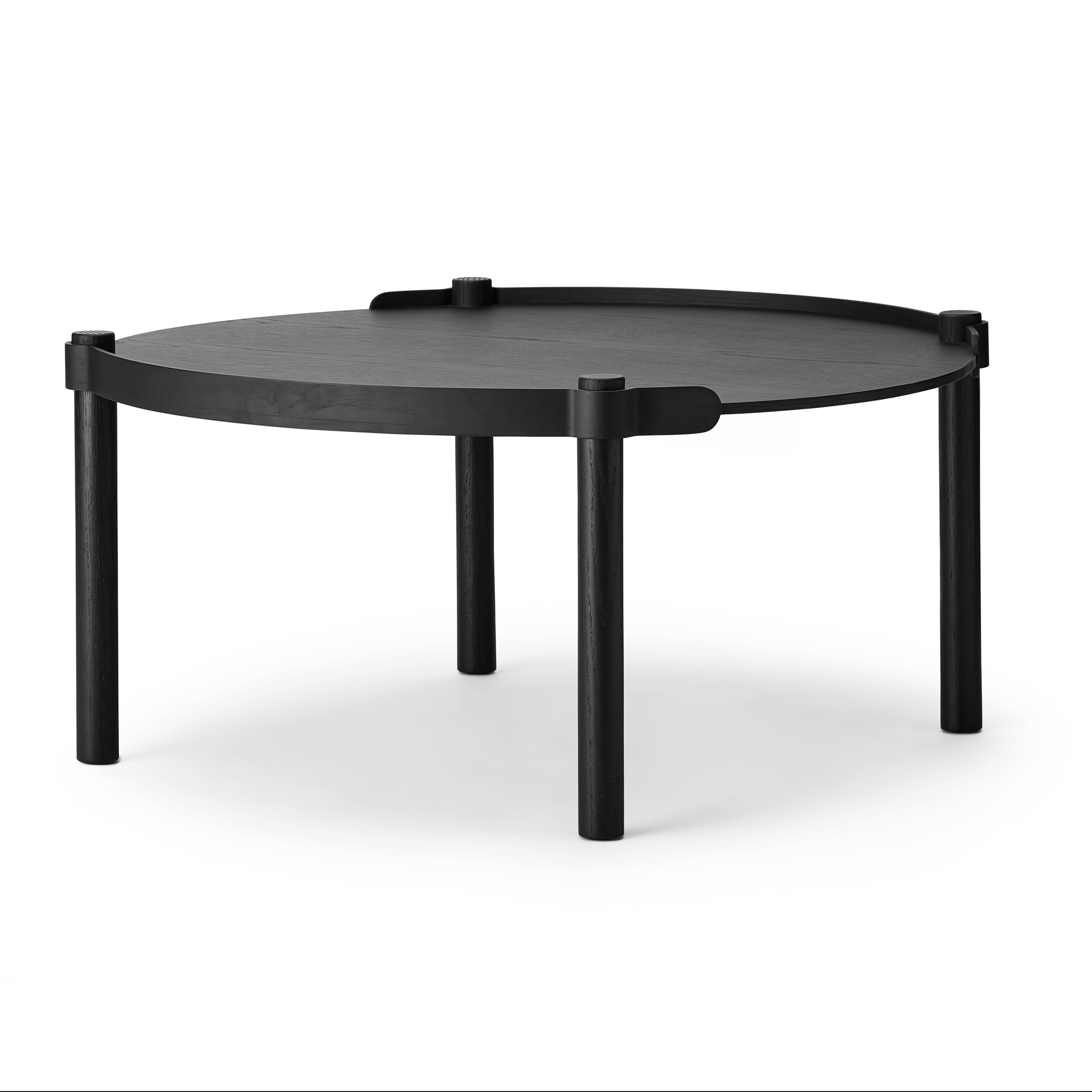 COOEE // WOODY TABLE - 80CM | BLACK STAINED OAK