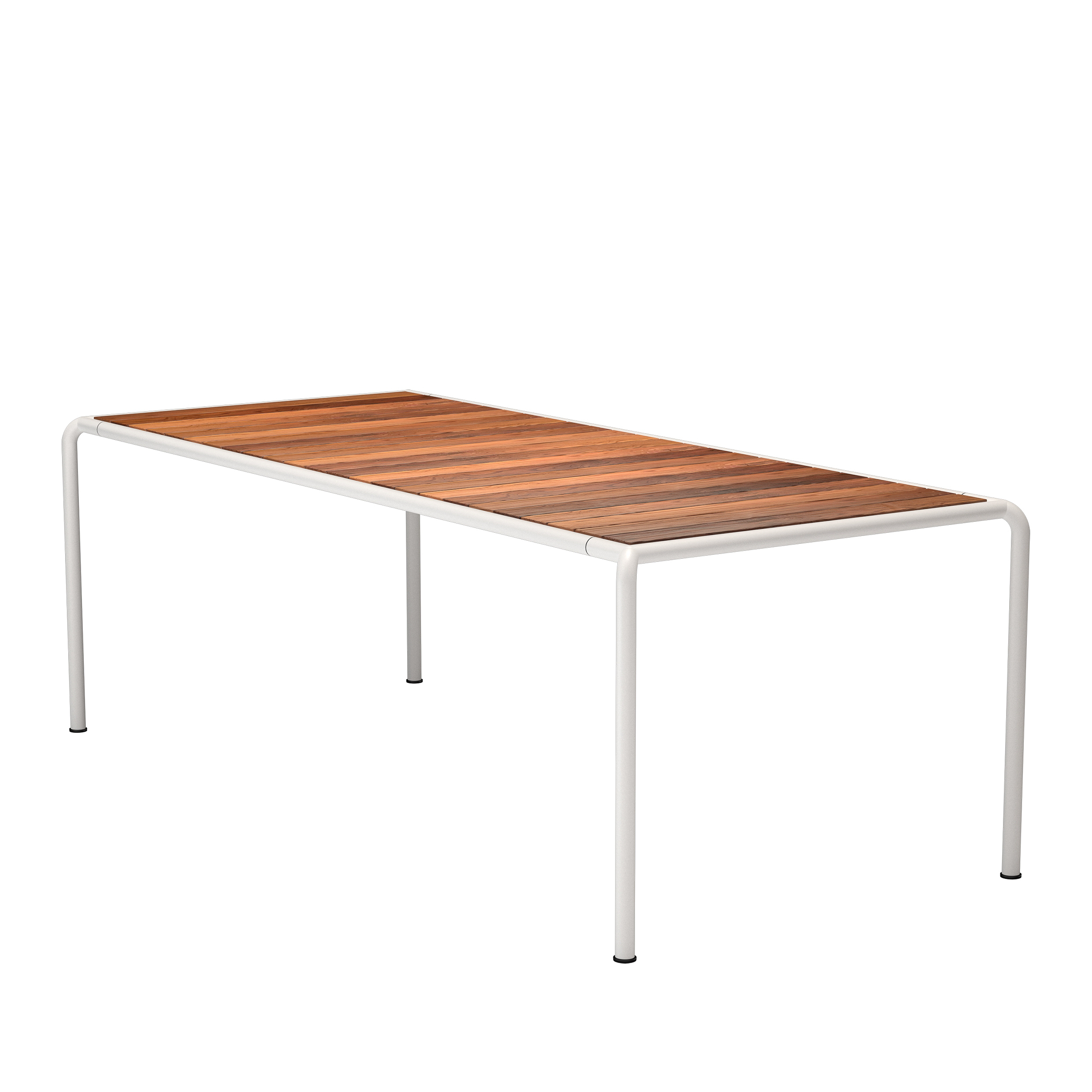 Houe // AVANTI Dining table - Outdoor dining table, 222x98cm, Thermo ash / Muted white