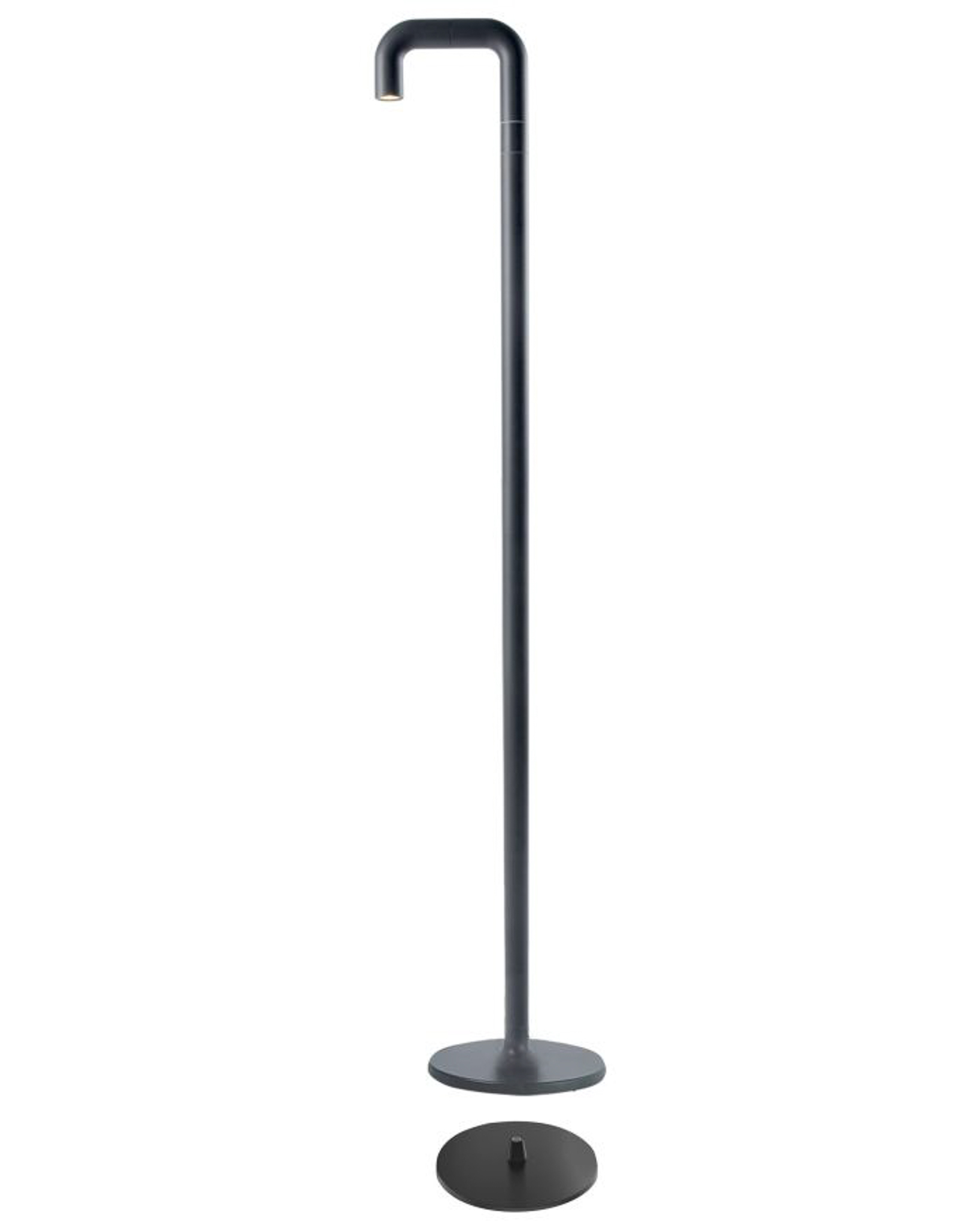 NEWDES // PIPE ST - BATTERY-POWERED FLOOR LAMP |ANTHRACITE | 120CM