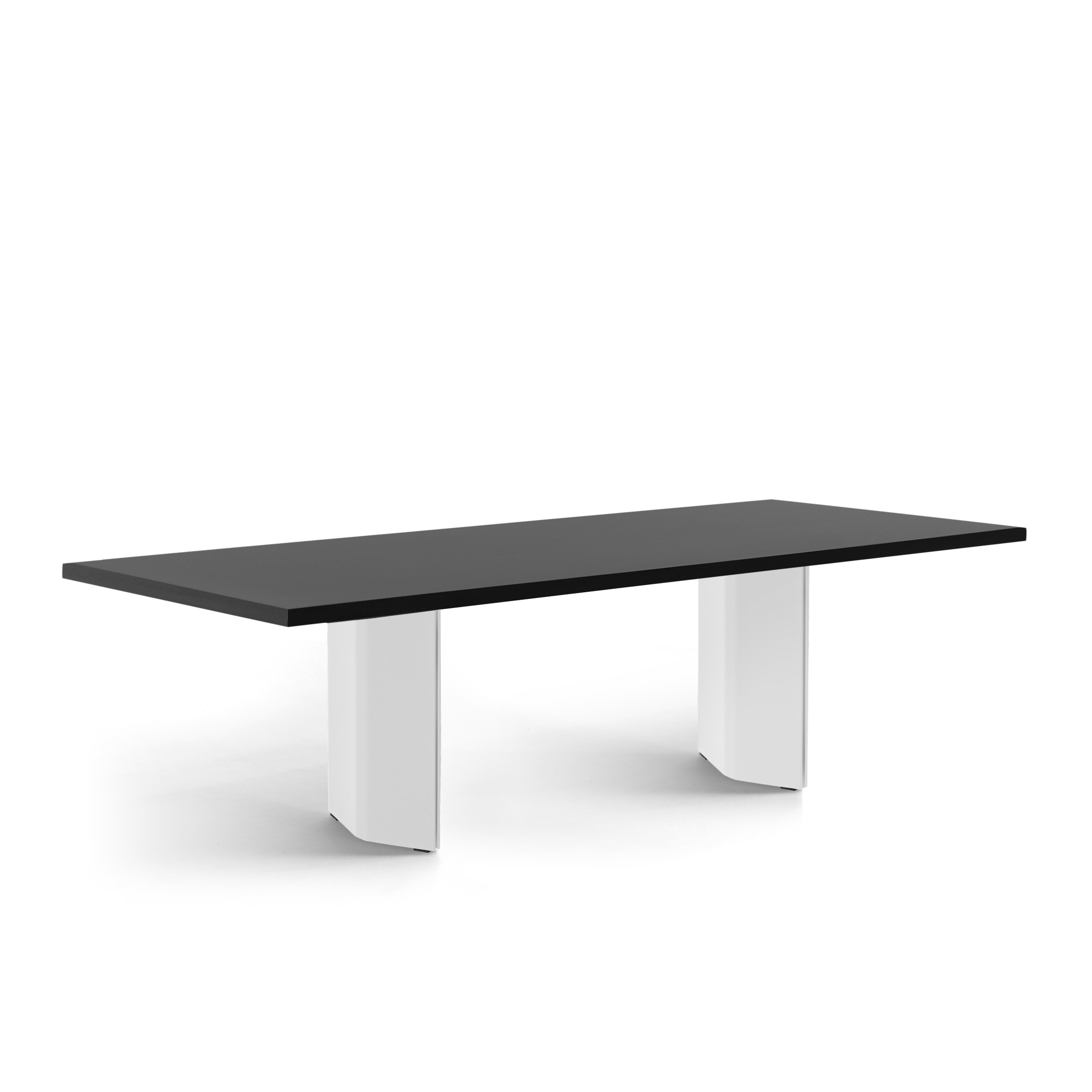 FORM EXCLUSIV // KUNO - TISCH | FENIX | SCHWARZ  - DOUBLE WHITE - SCHWARZ - 260CM X 100CM X 4CM
