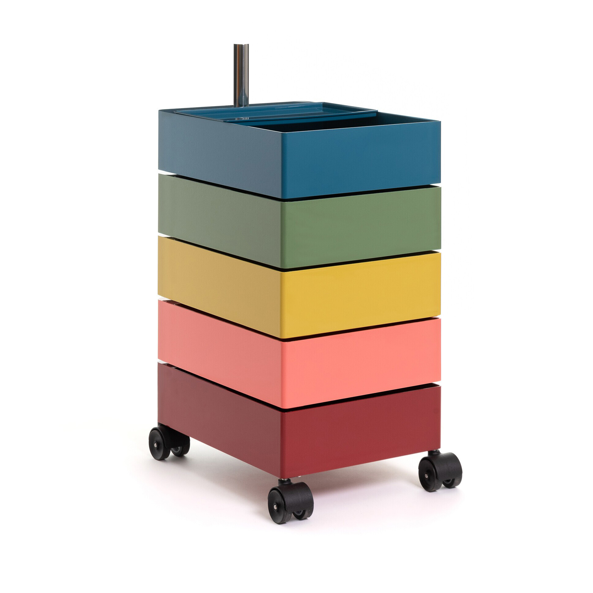 MAGIS // 360° - ROLLCONTAINER | 5 SCHUBLADEN | MULTICOLOR