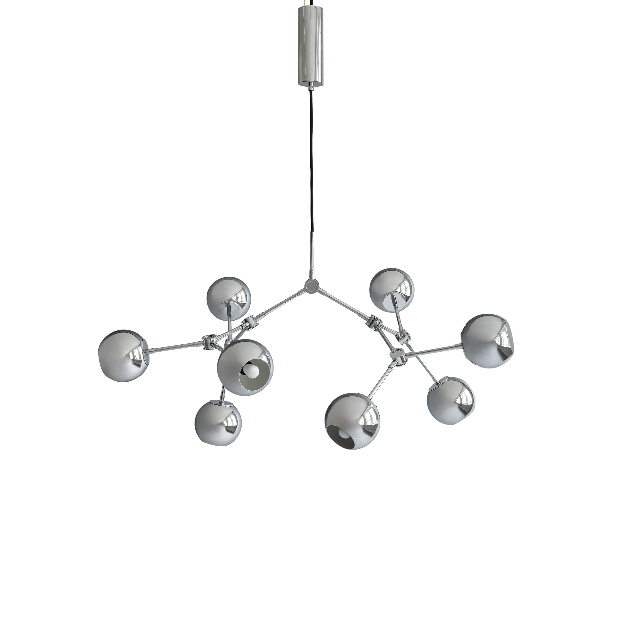 101 COPENHAGEN // DROP CHANDELIER GLOBE MINI - PENDELLEUCHTE | CHROME