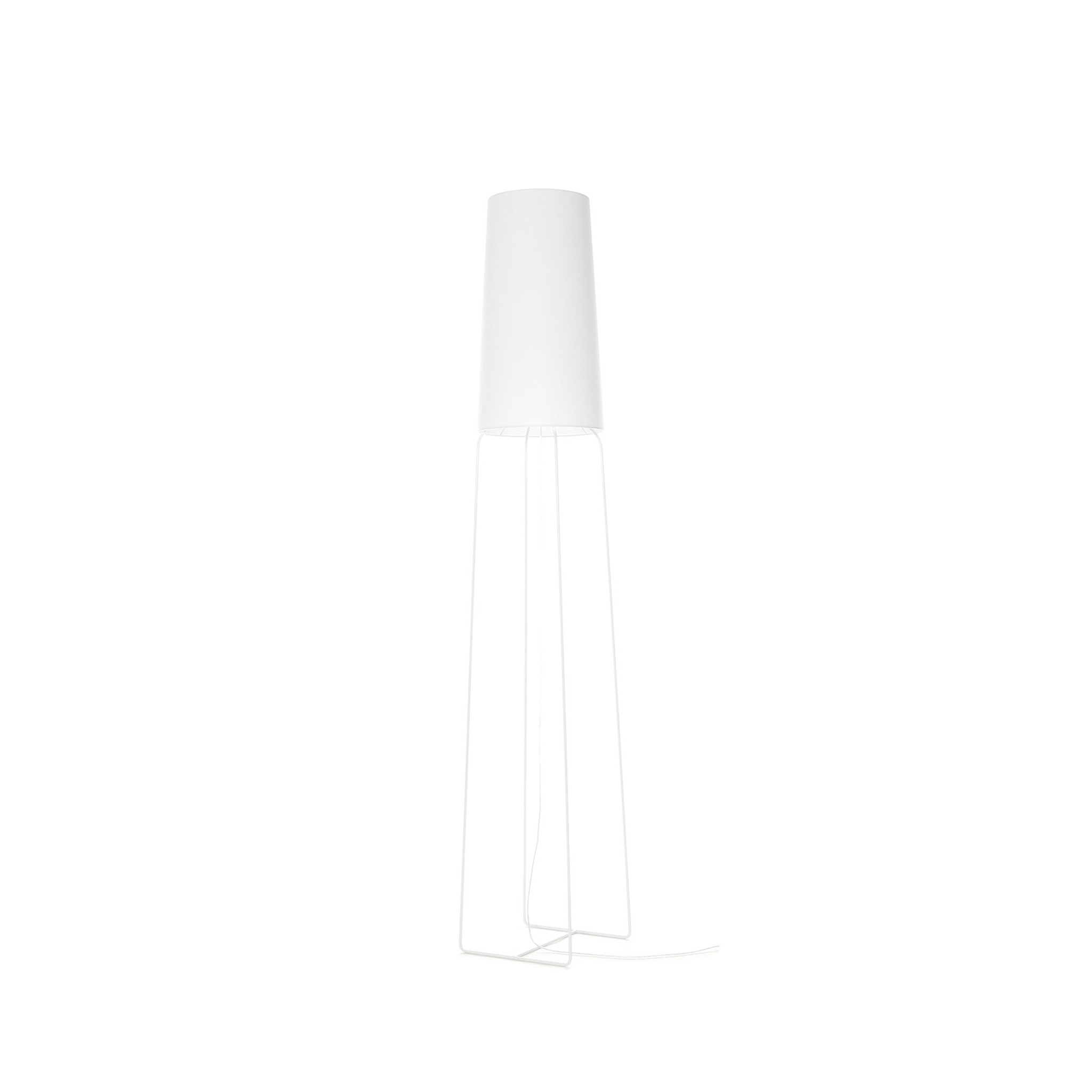 frauMaier // SlimSophie - Floor Lamp, white, foot switch