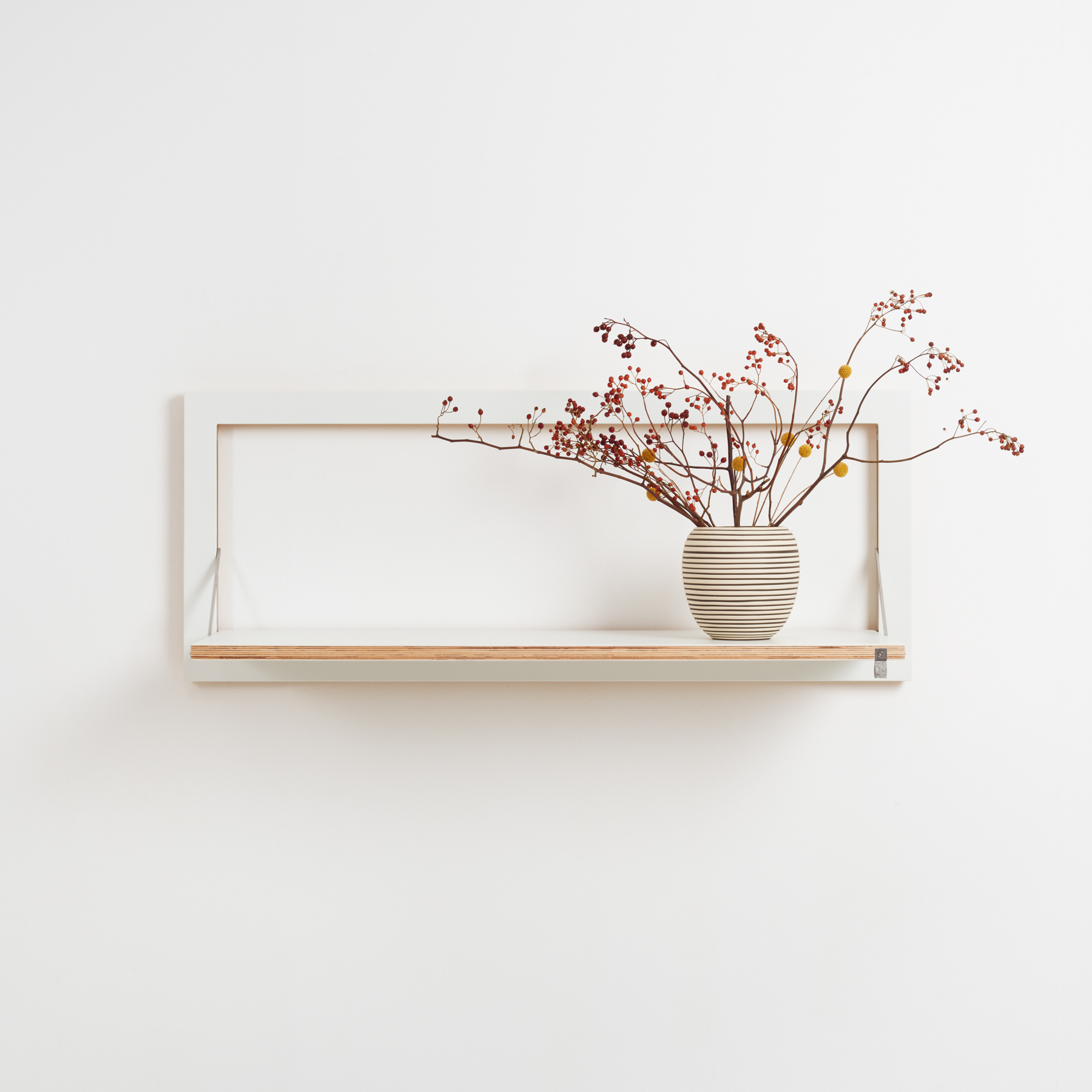 AMBIVALENZ // FLÄPPS - SHELF | 100X40-1 | WHITE