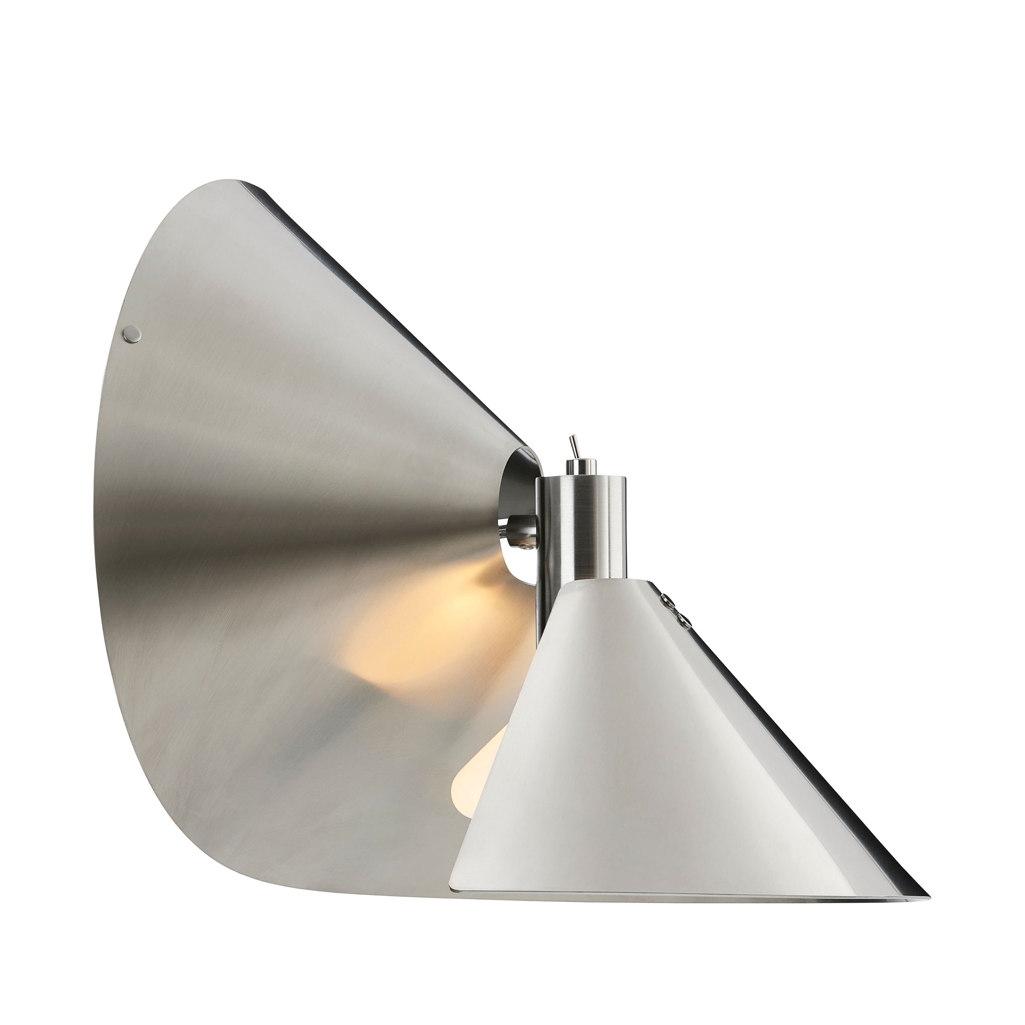 FRANDSEN // PEEL WALL LAMP EU - WANDLEUCHTE | BRUSHED STAINLESS STEEL