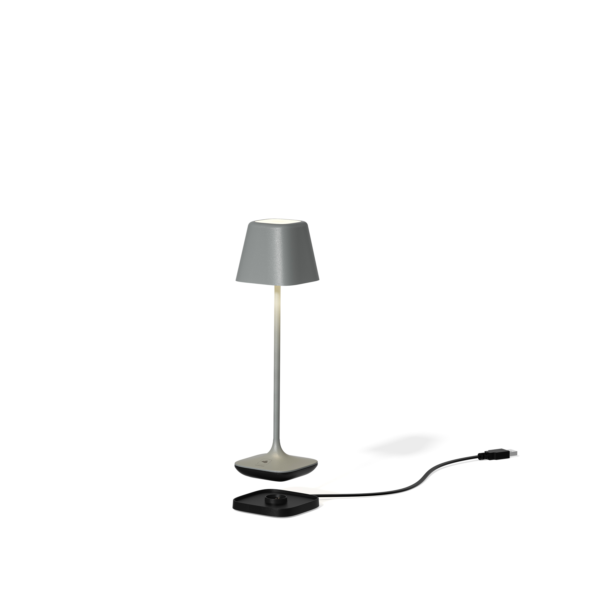 LEONARDO // CAPRI - BATTERY-POWERED TABLE LAMP | GREY