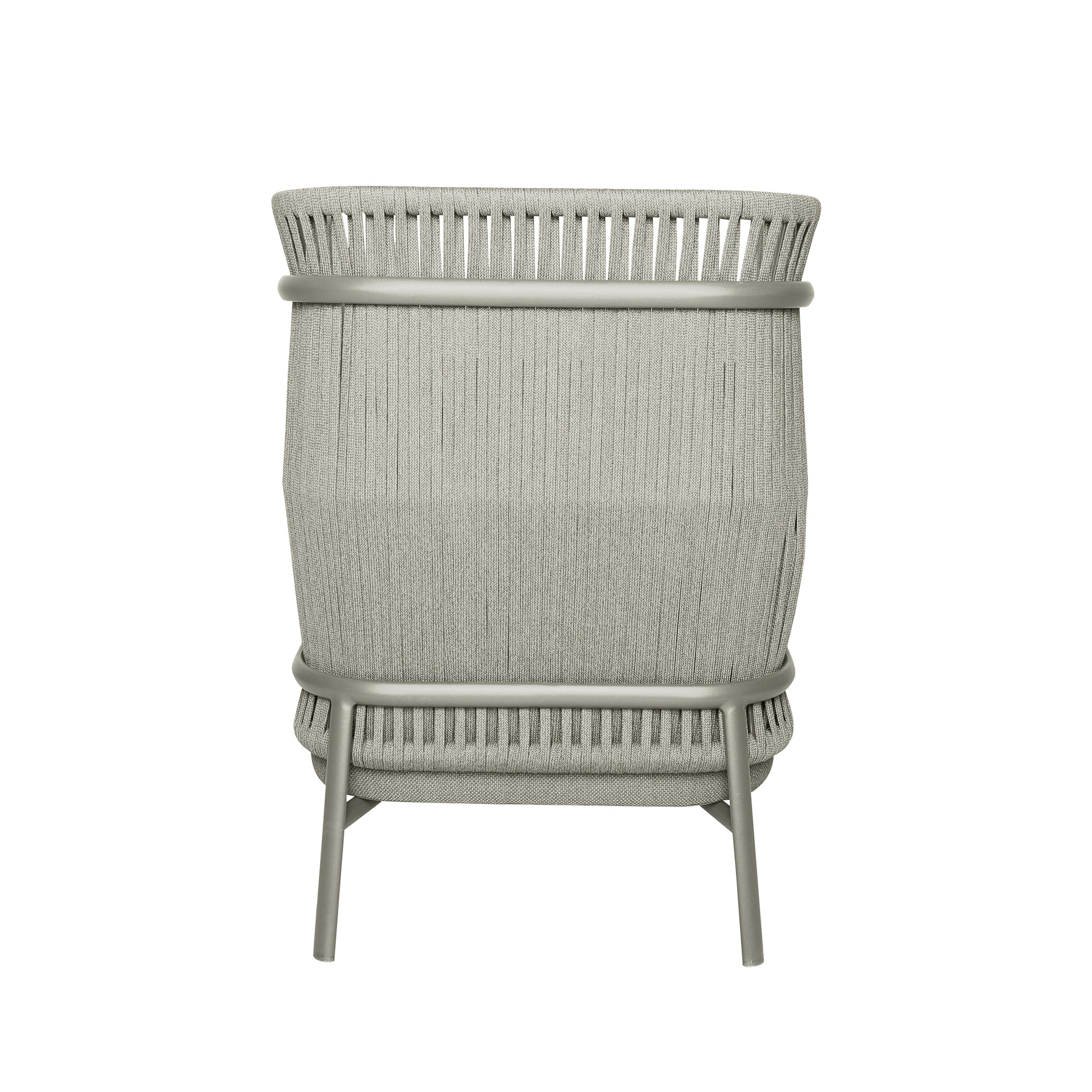 MINDO // MINDO 106 HIGH BACK LOUNGE CHAIR - LIGHT GRAY | SILVER GREY