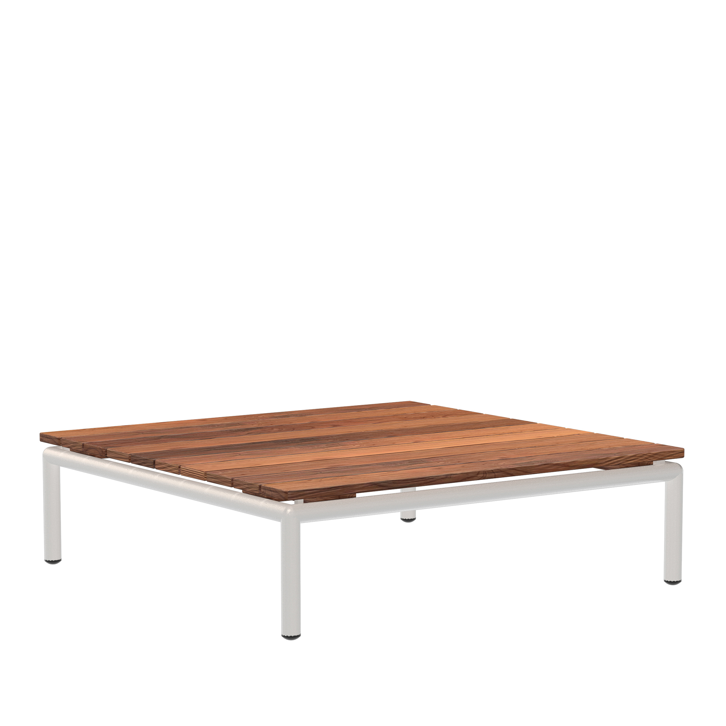 Houe // LEVEL Coffee table - 81x81 cm, Esche, Muted white