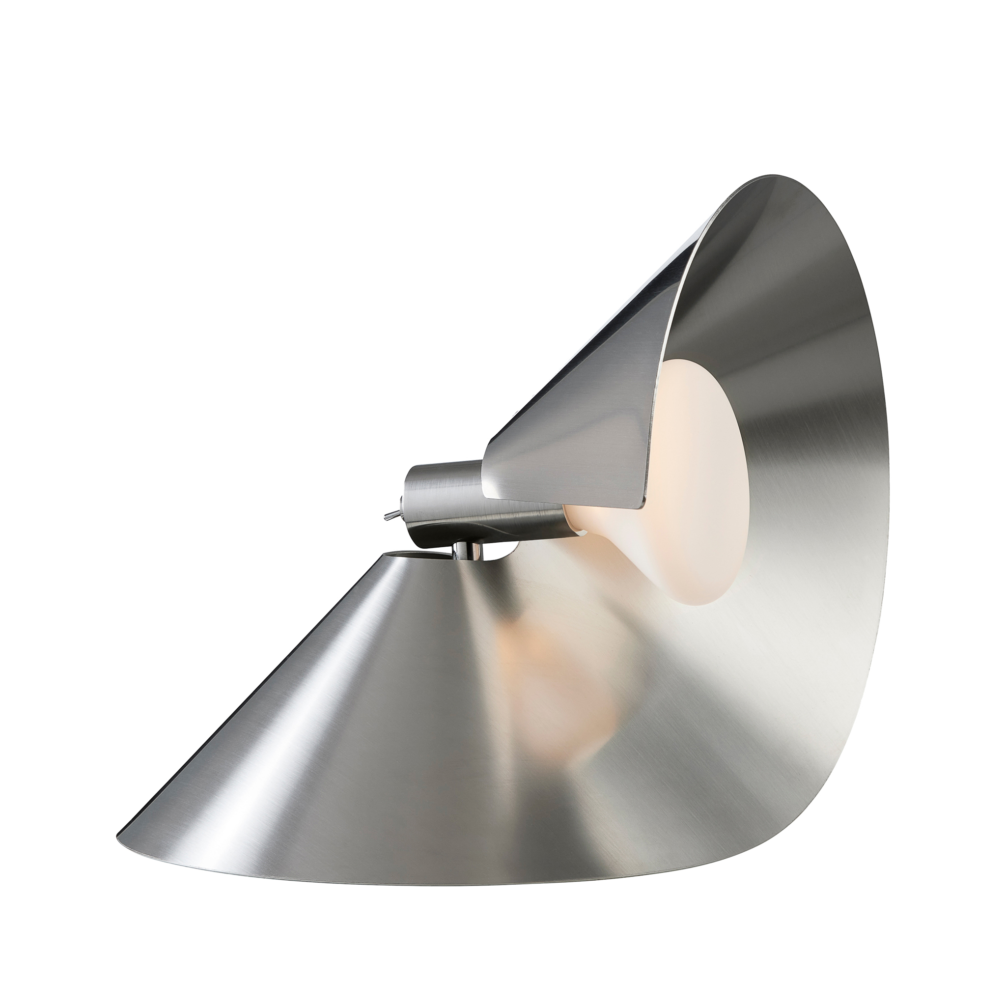 FRANDSEN // PEEL TABLE LAMP EU - BRUSHED STAINLESS STEEL