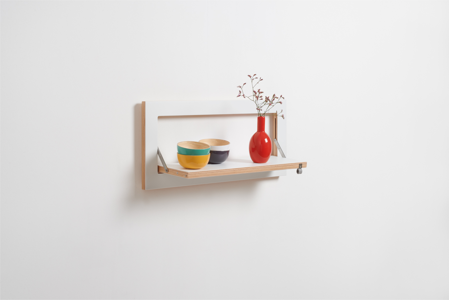 AMBIVALENZ // FLÄPPS - SHELF | 60X27-1 | WHITE