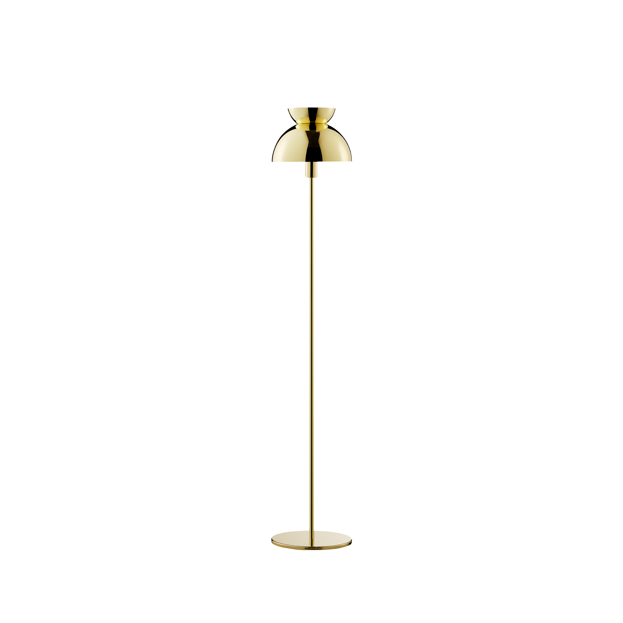 FRANDSEN // BUTTERFLY FLOOR LAMP EU - BRASS