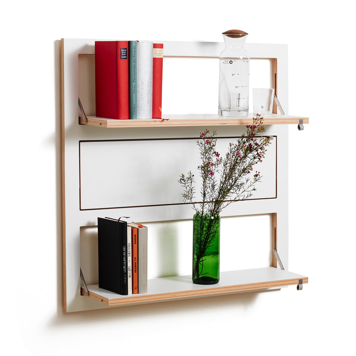 AMBIVALENZ // FLÄPPS - SHELF | 80X80-3 | BLACK