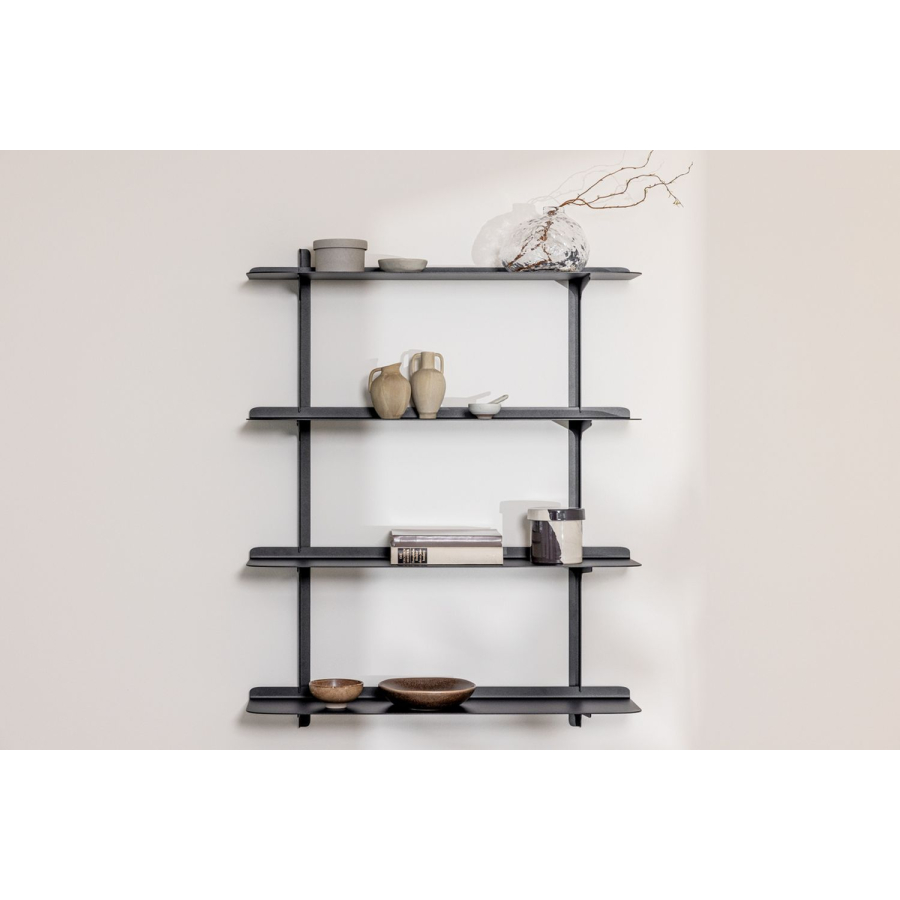 METALLBUDE // LINARA - WALL SHELF | BLACK | 4