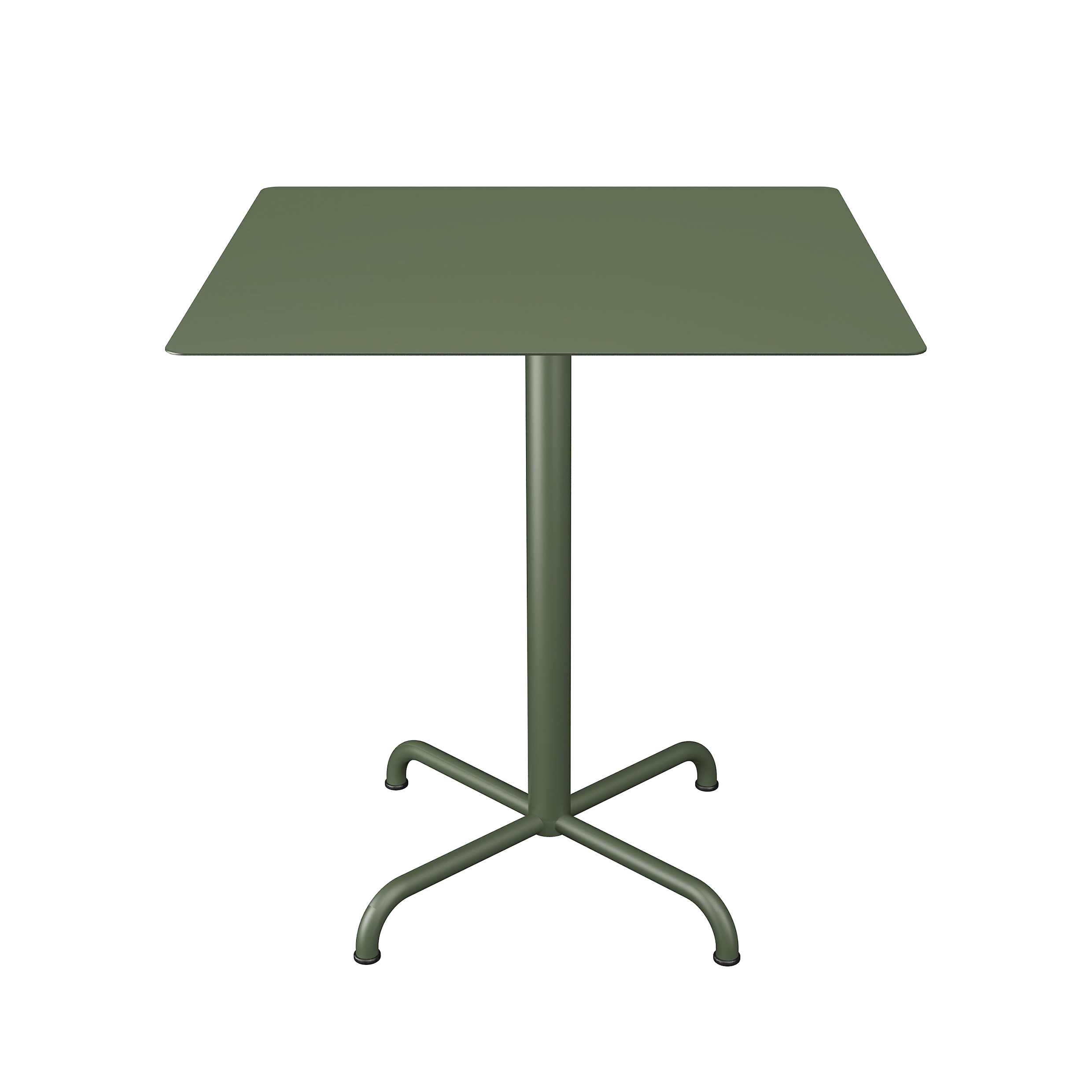 Houe // PICO Café Table - Bistro table, star base, 70x70cm, olive green