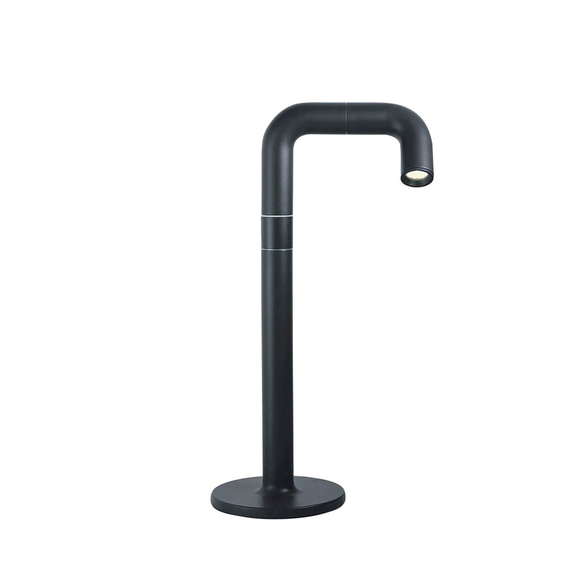 NEWDES // PIPE T - BATTERY TABLE LAMP | ANTHRACITE | 38CM