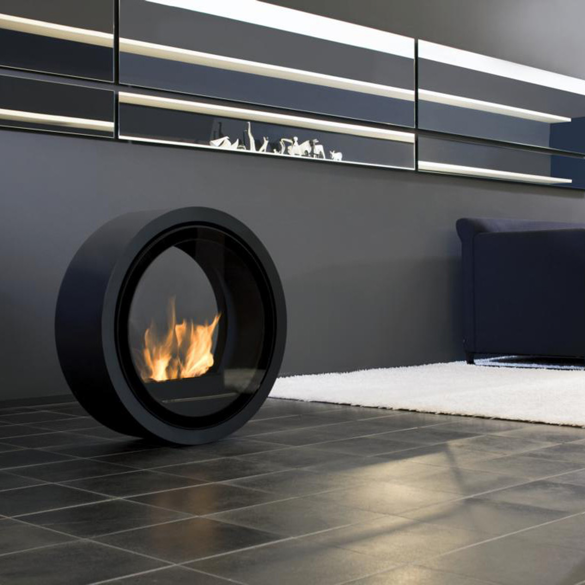 CONMOTO // ROLL FIRE - ETHANOL FIREPLACE | BIOETHANOL