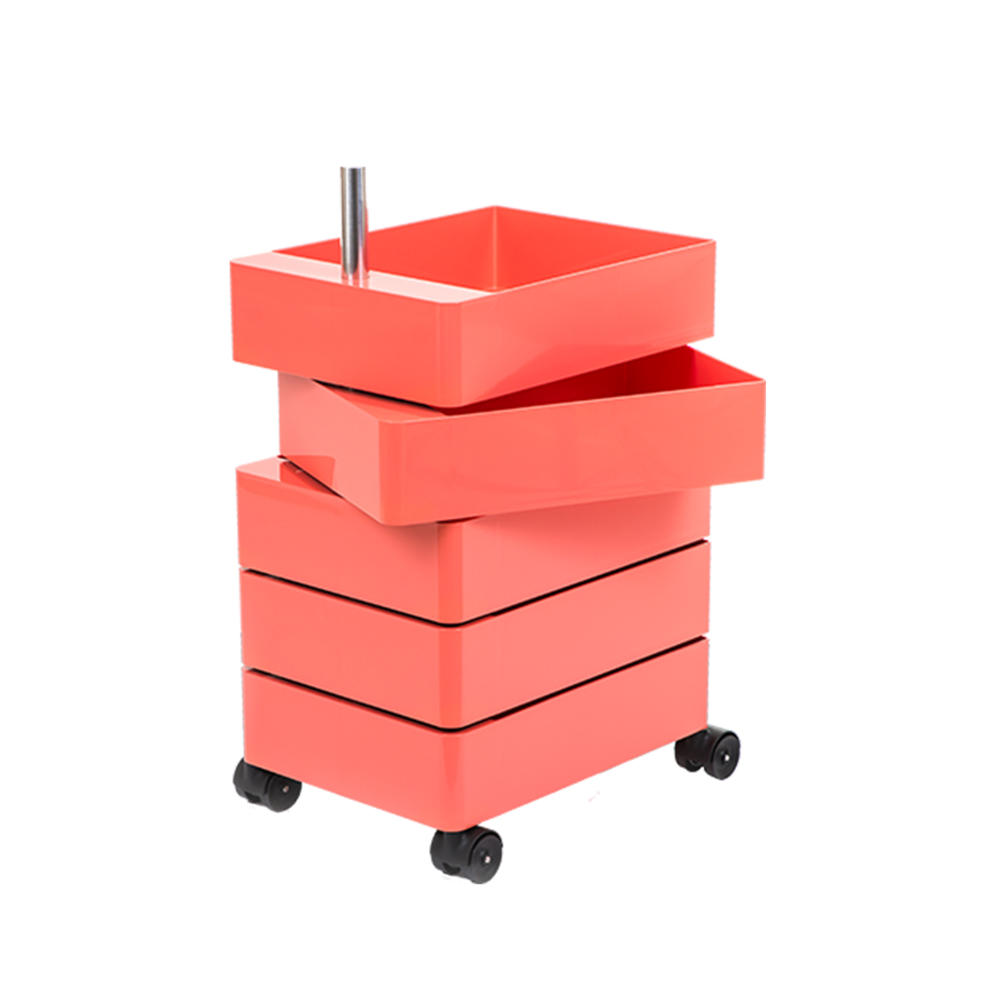 MAGIS // 360° - ROLLCONTAINER | 5 SCHUBLADEN | PINK