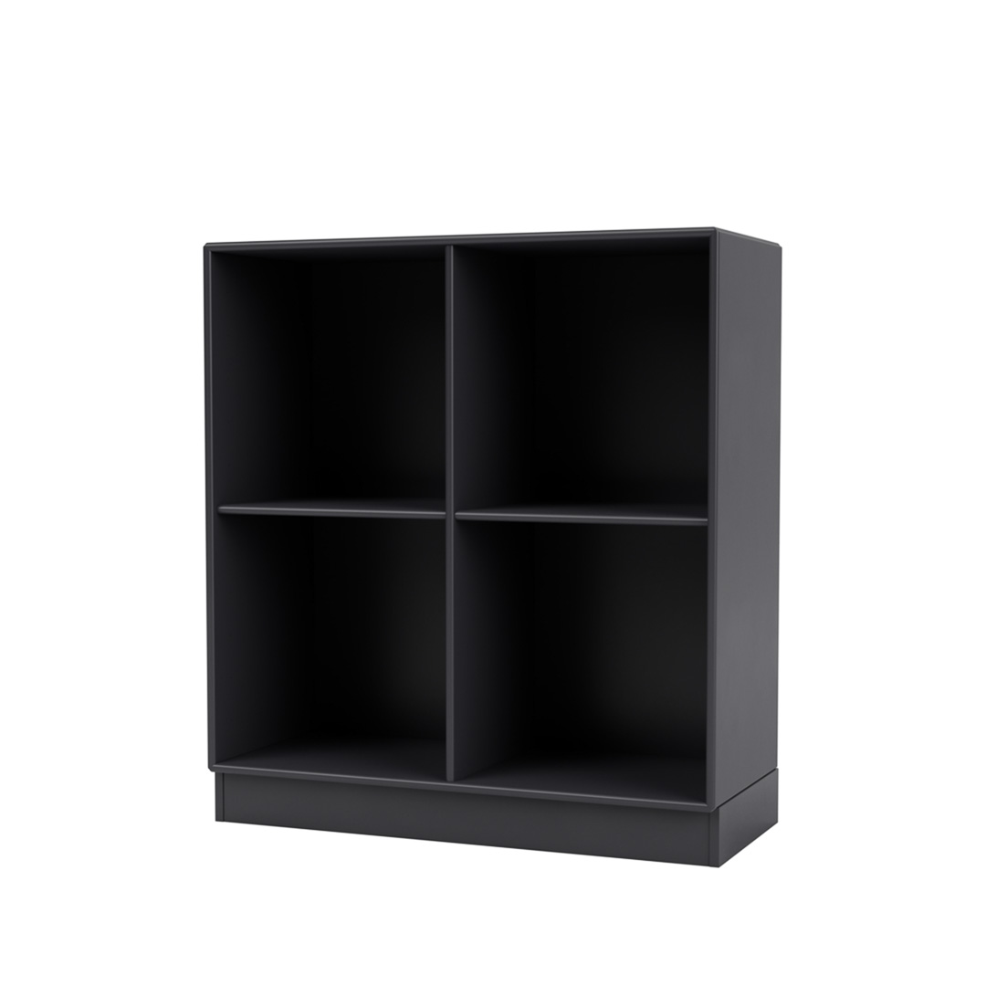 MONTANA // SHOW - OPEN BOOKSHELF | ANTHRACITE | PEDESTAL 7 CM