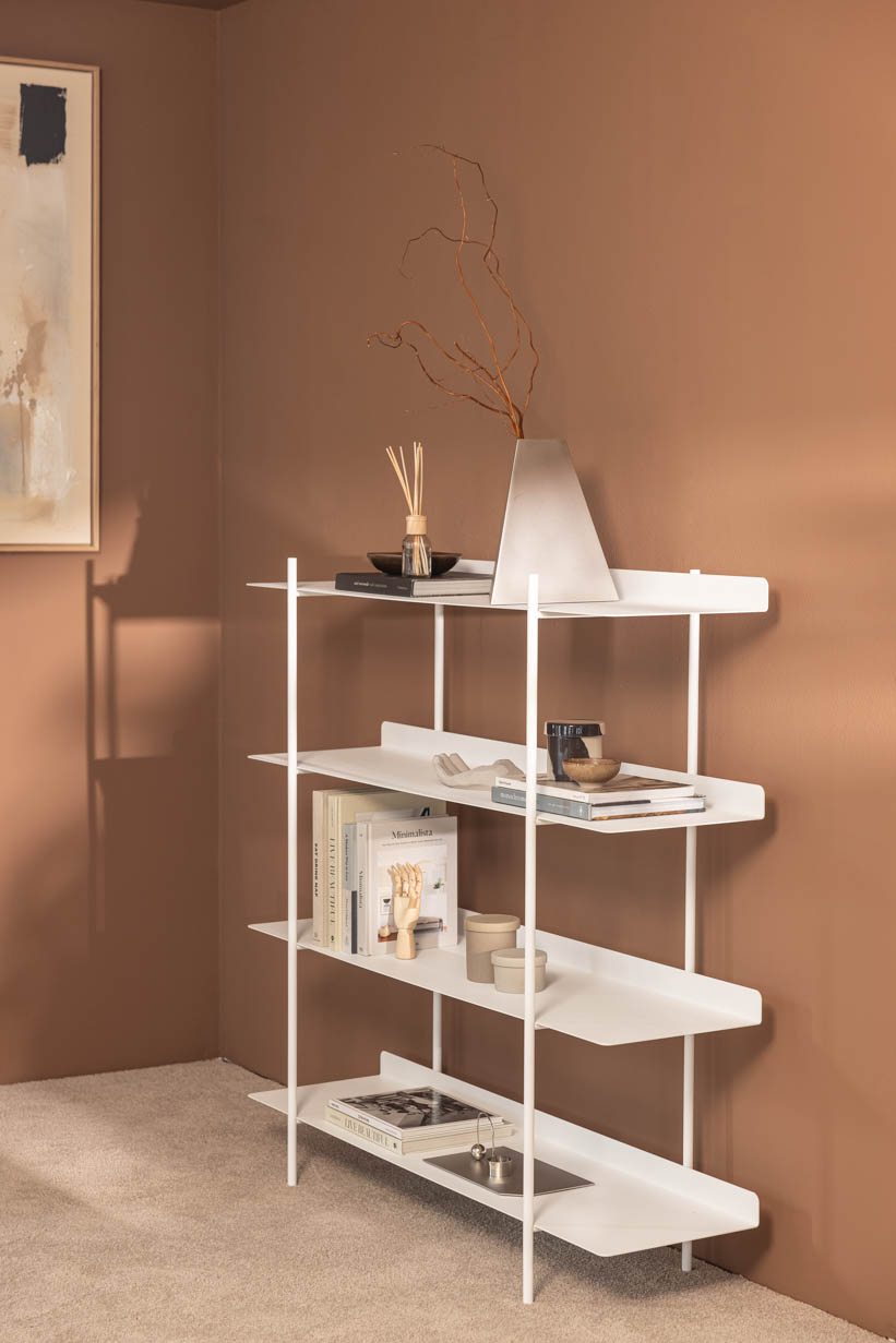 METALLBUDE // THARON - STANDING SHELF | WHITE | 4er-SET