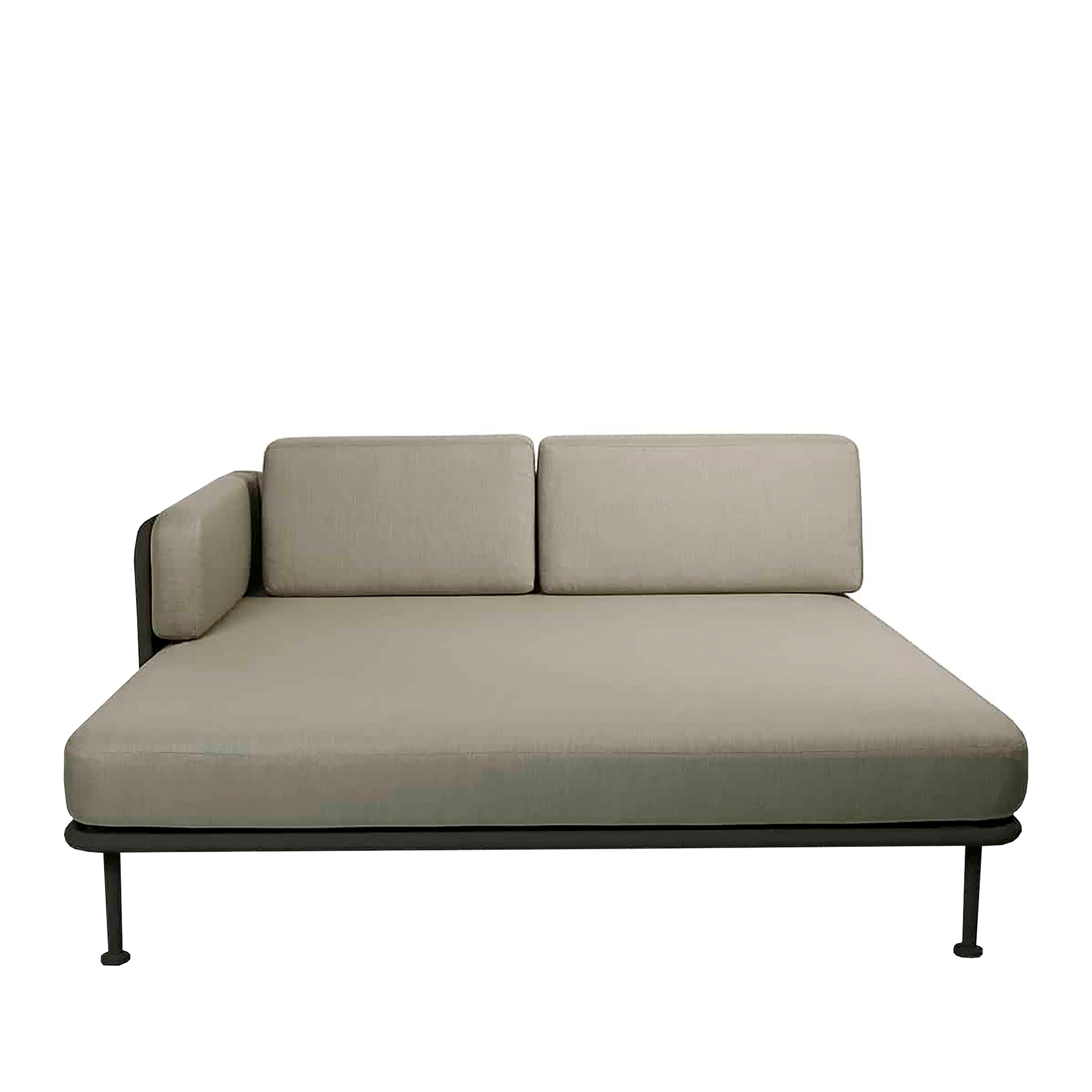 MINDO // MINDO 100 - DAYBED LEFT | WARM GREY